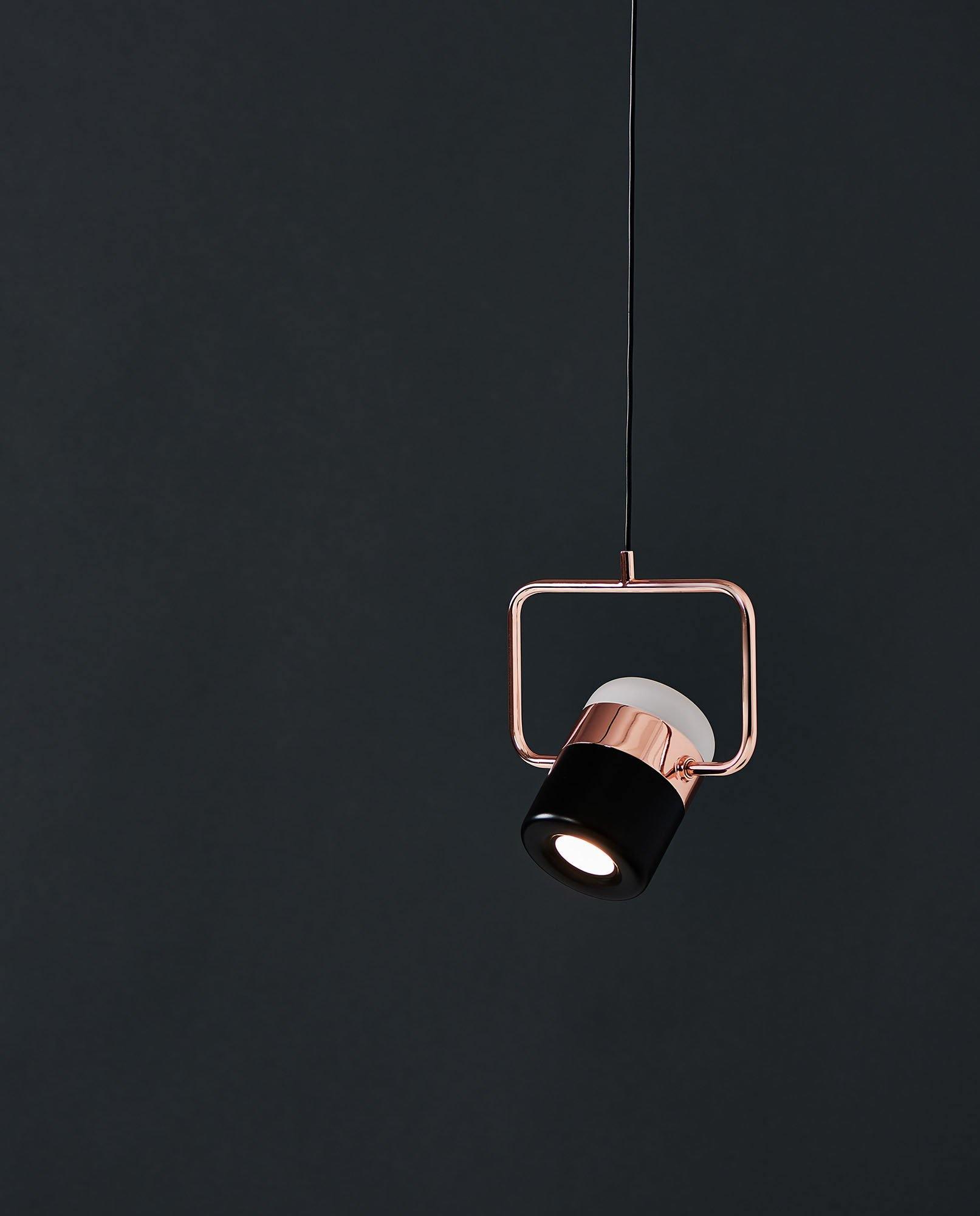 Solara Suspension Ajustable en Verre avec Laiton