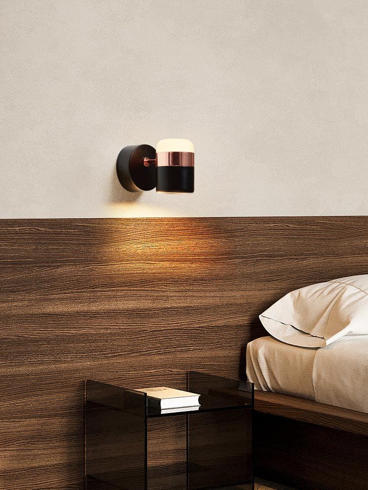 Lustra Applique Murale Verre Noir Ajustable