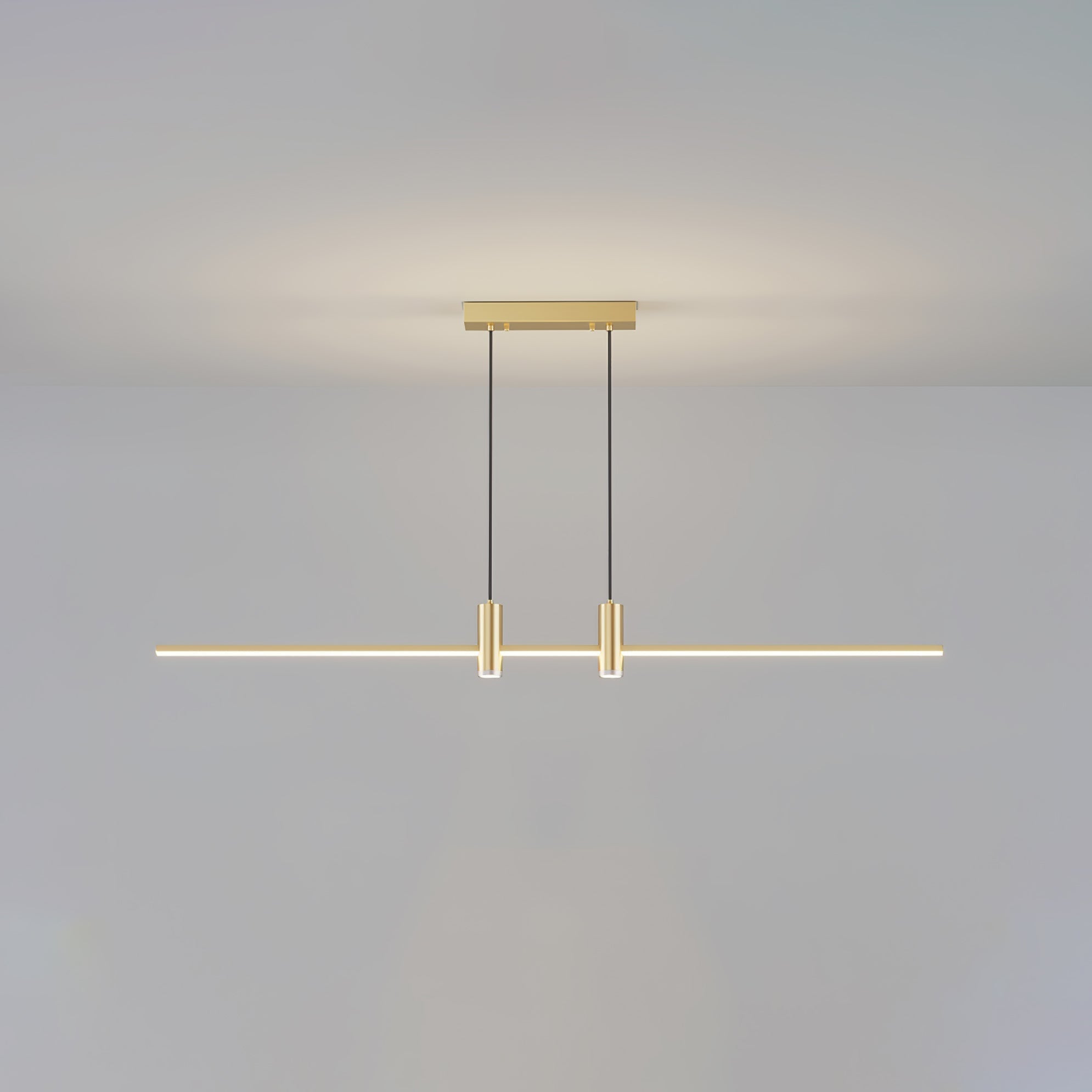 Lustra Suspension Lampe Or Minimaliste pour Salle à Manger