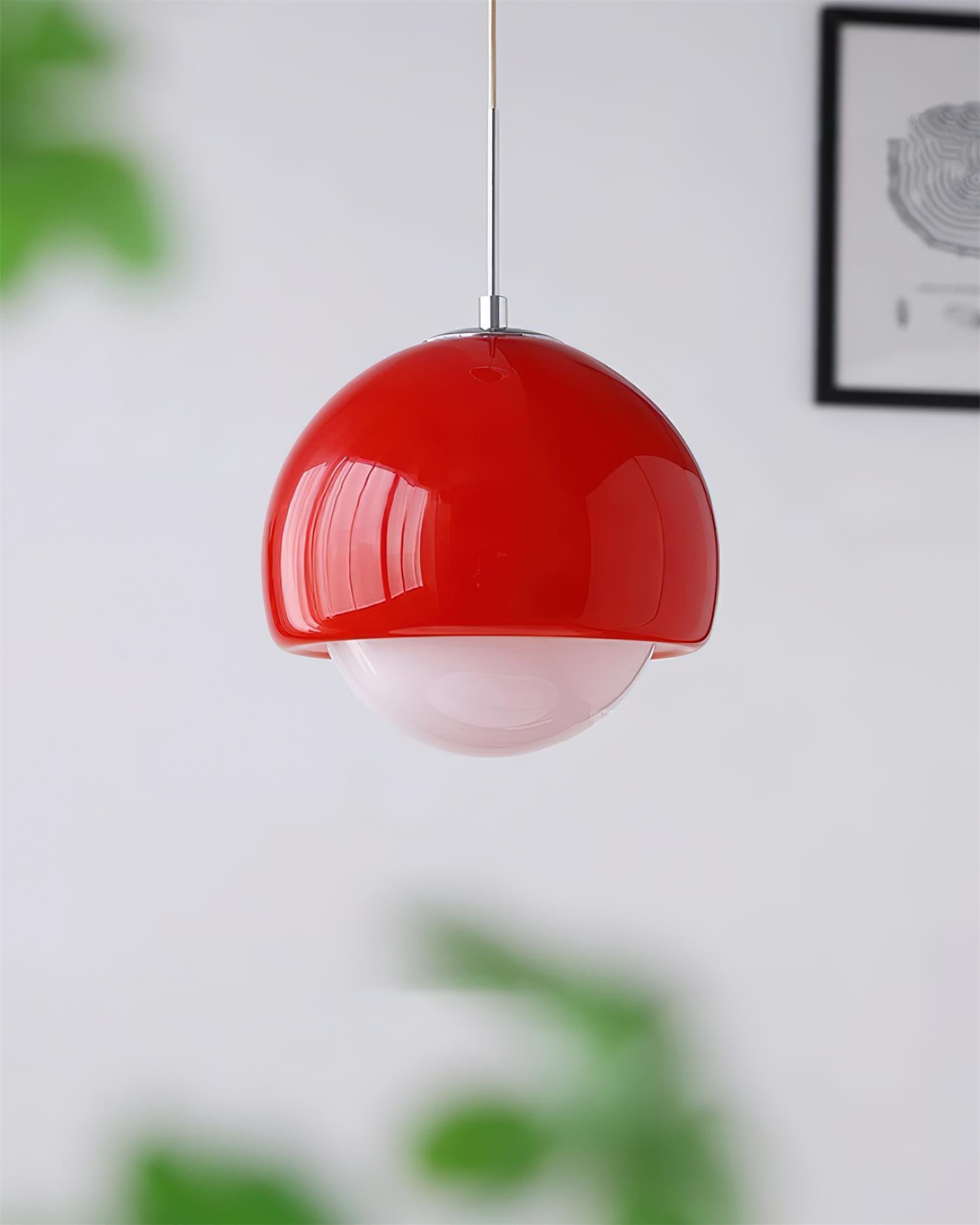 Tera Suspension Rétro Moderne en Verre