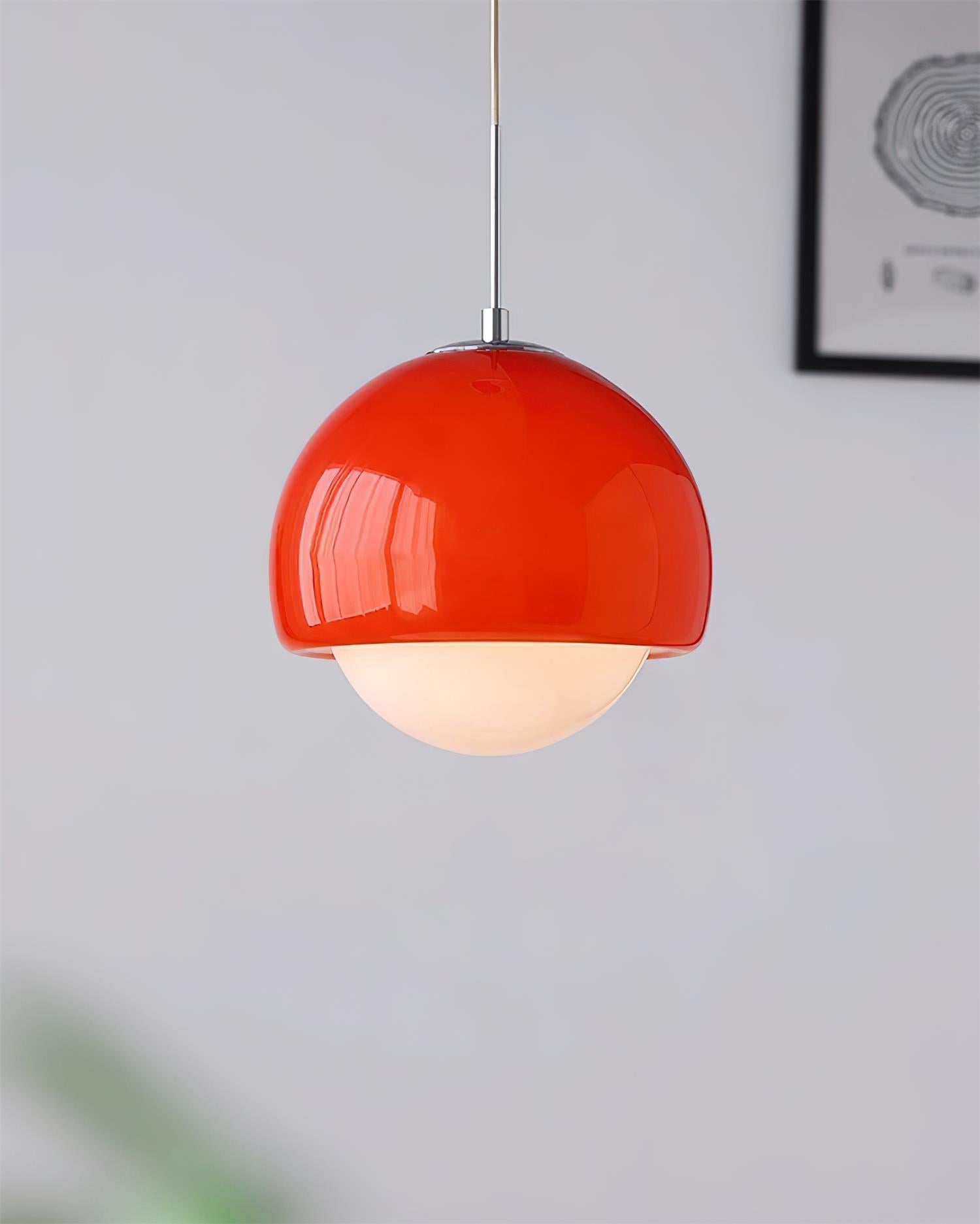 Tera Suspension Rétro Moderne en Verre