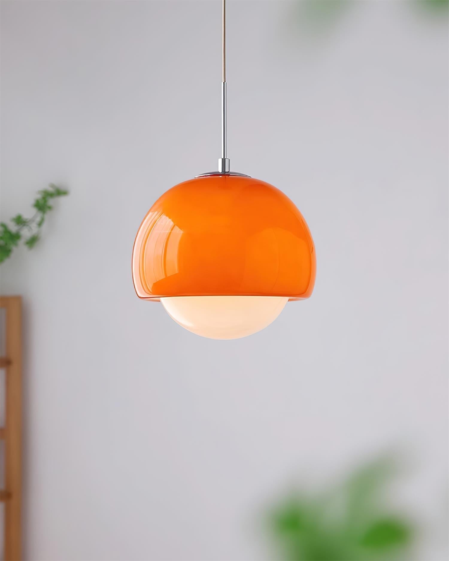 Tera Suspension Rétro Moderne en Verre
