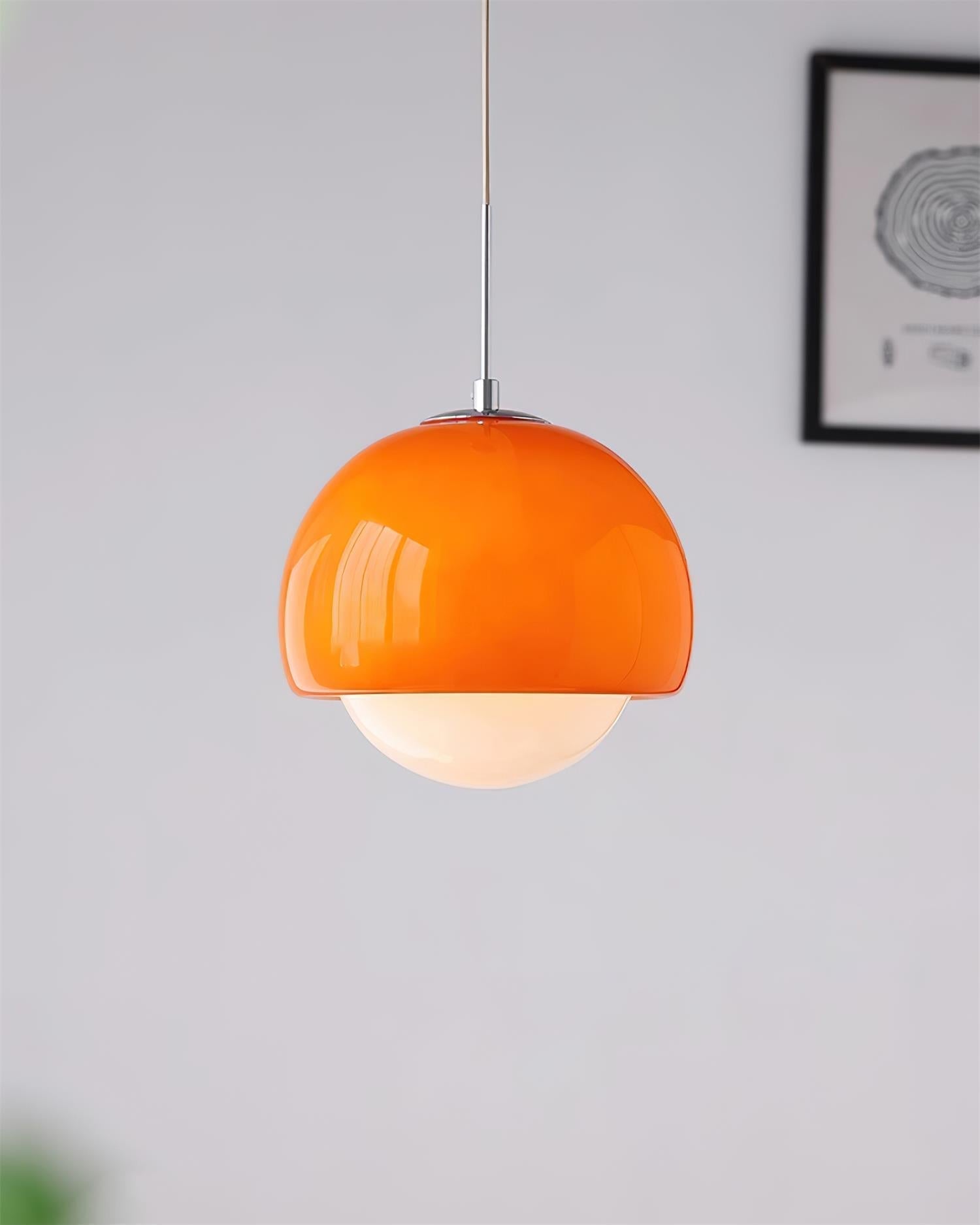 Tera Suspension Rétro Moderne en Verre