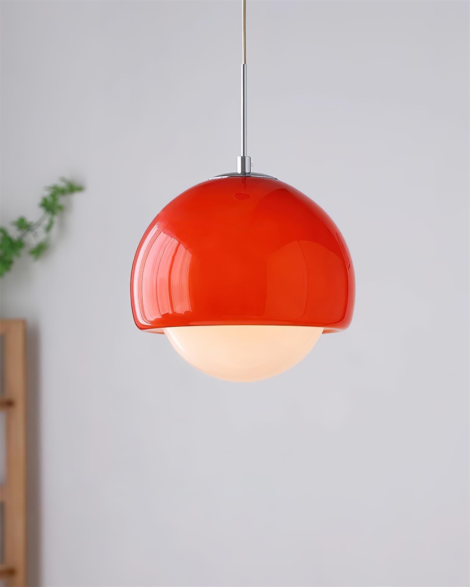Tera Suspension Rétro Moderne en Verre