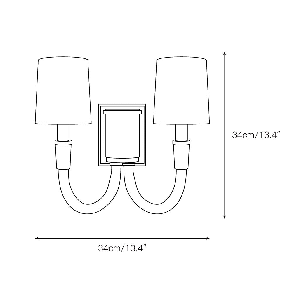 Etalarae Applique Murale Moderne et Minimaliste en Tissu Cristal