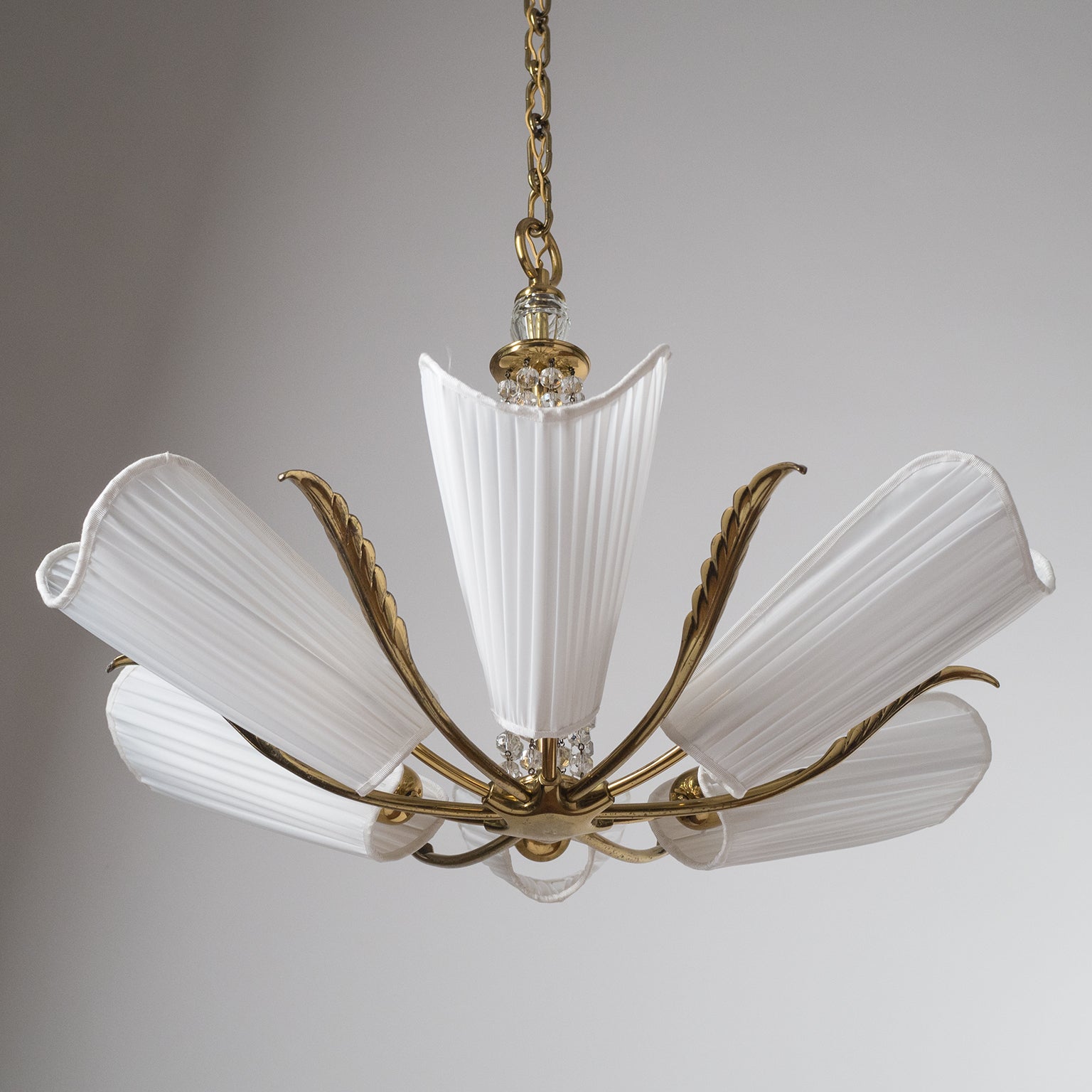 Arsole Lustre en Cristal et Tissu à Créativité Individuelle