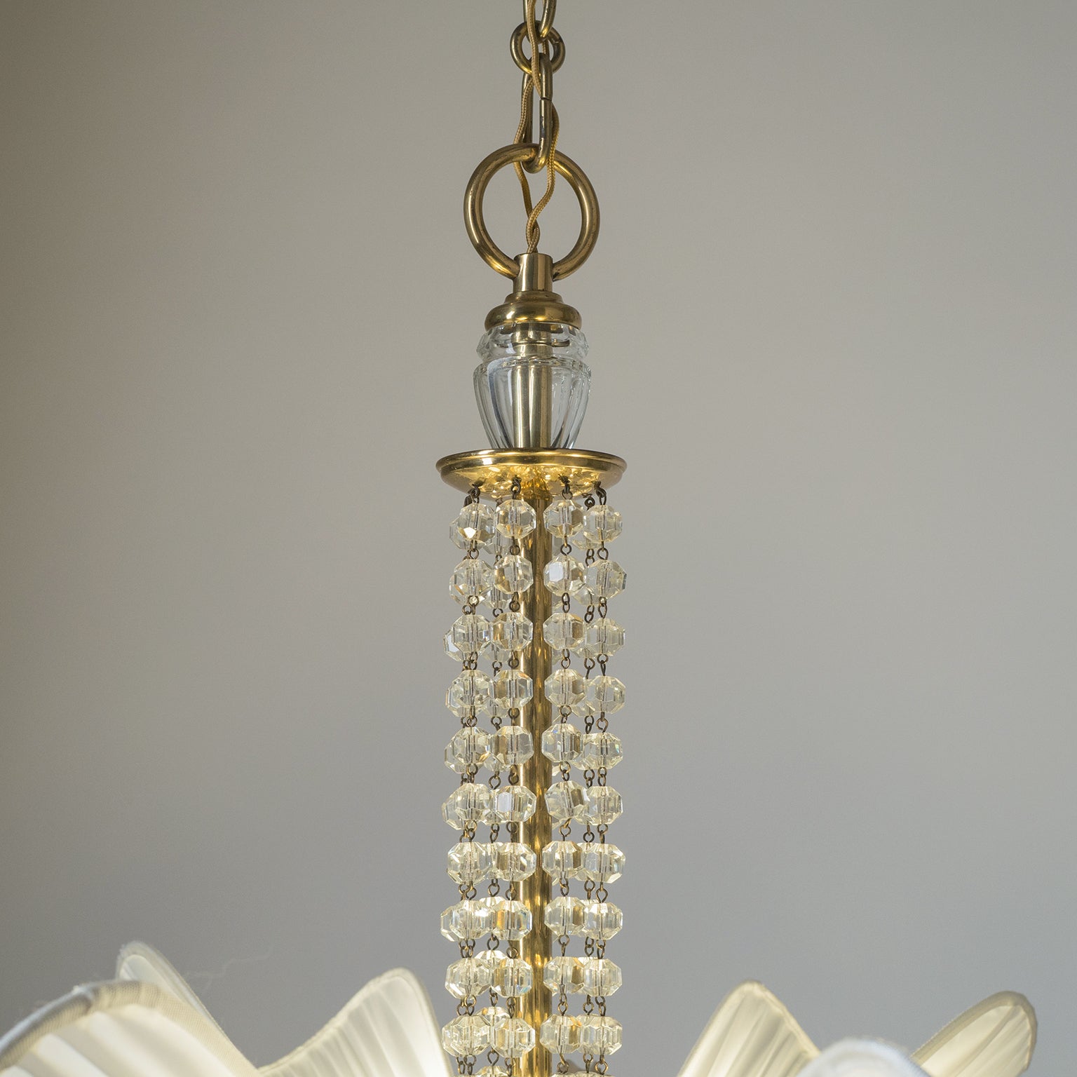 Arsole Lustre en Cristal et Tissu à Créativité Individuelle