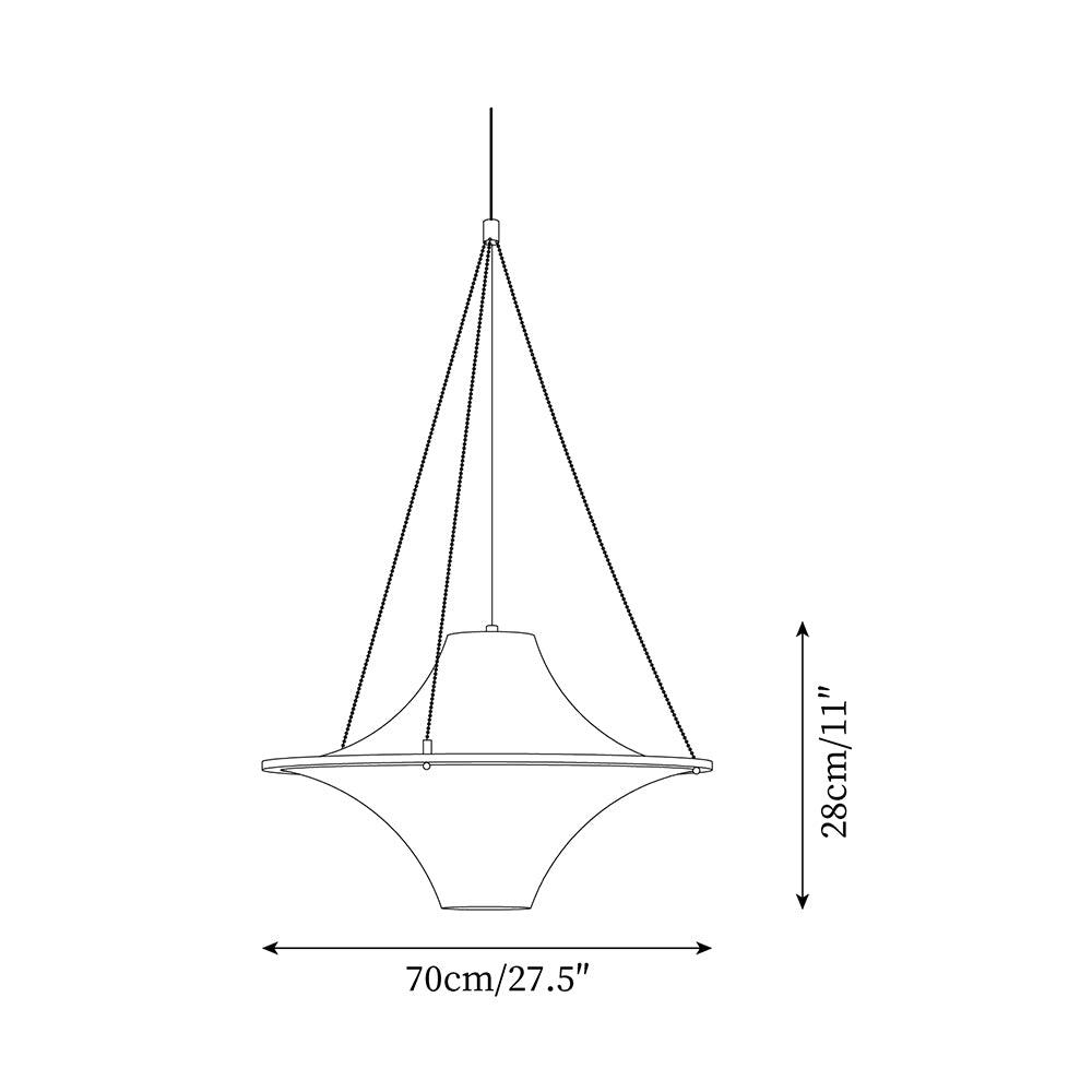 Wavelet Lampe Suspension UFO