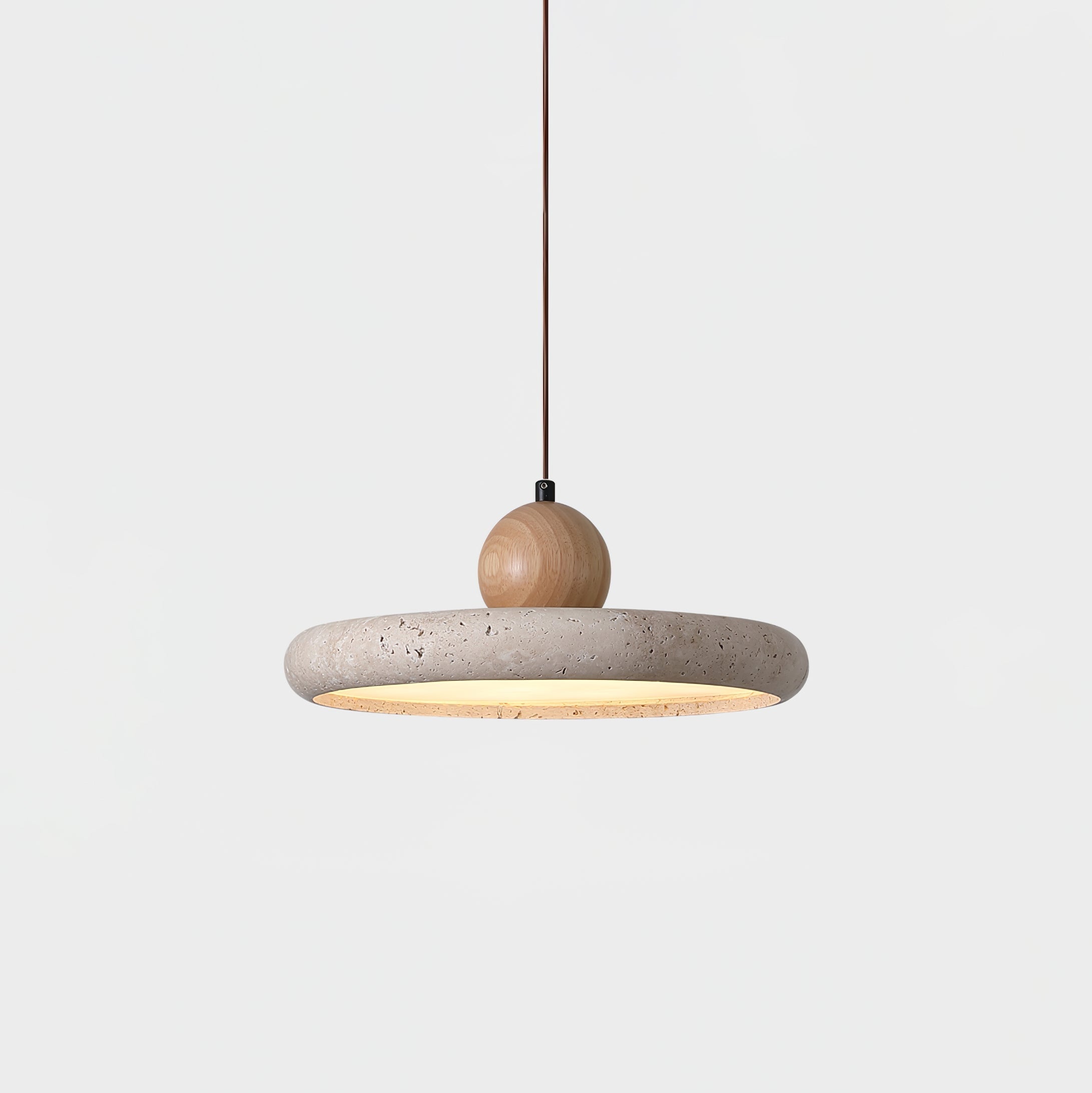 Cephaor Suspension en Travertin Minimaliste