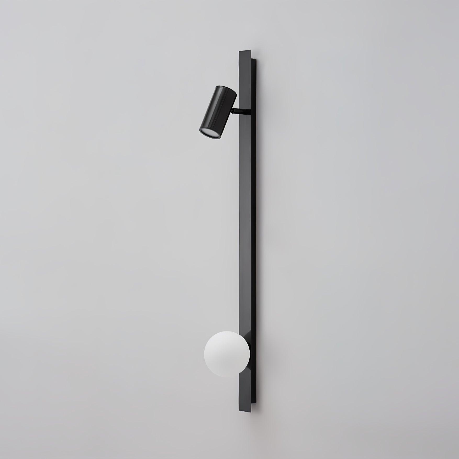 Elarise Lampe Murale en Laiton et Verre Minimaliste