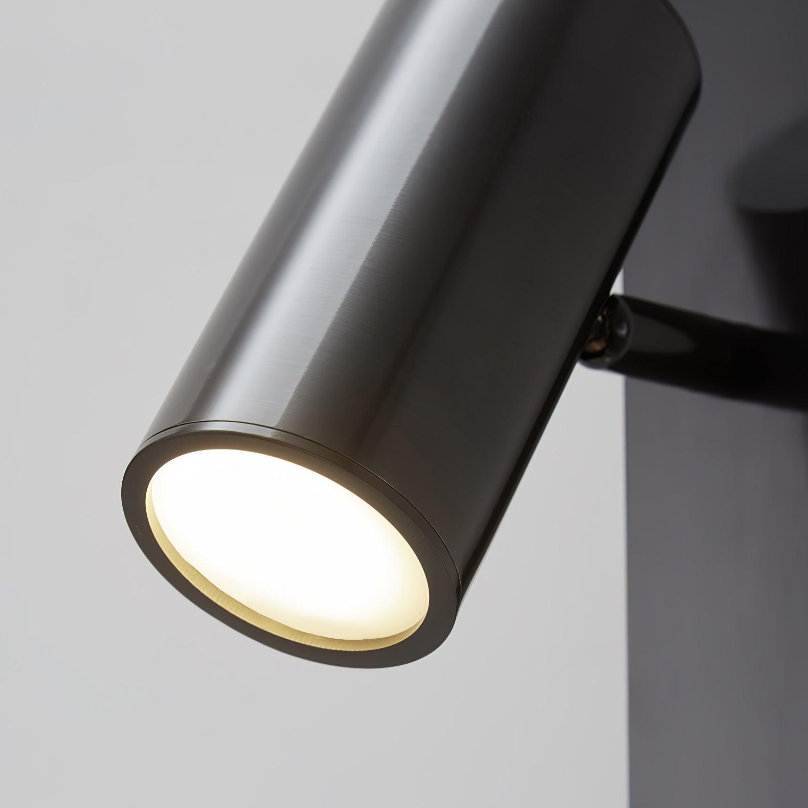 Elarise Lampe Murale en Laiton et Verre Minimaliste