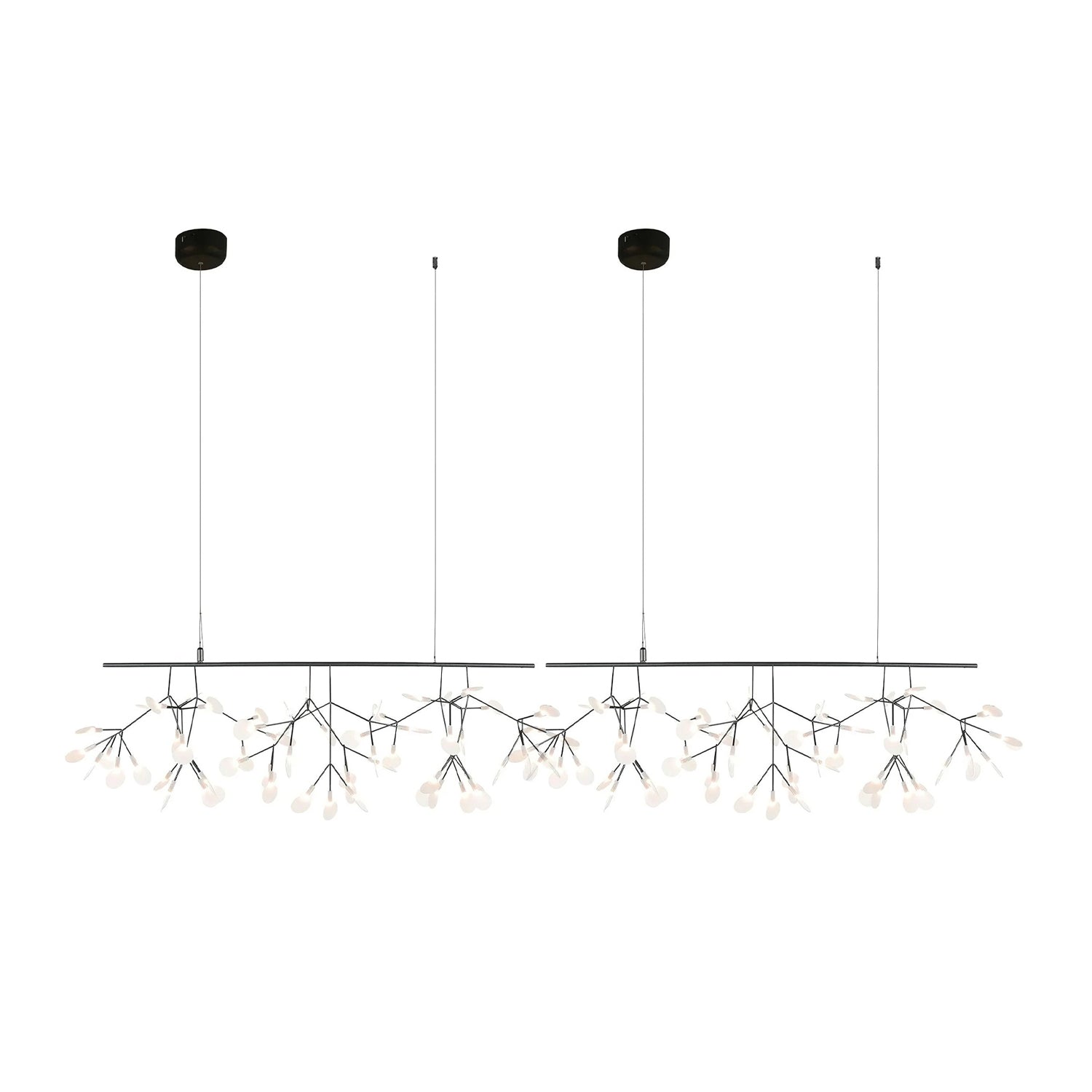Lustra Lustre LED À Branches Longues Et Linéaires Artistiques