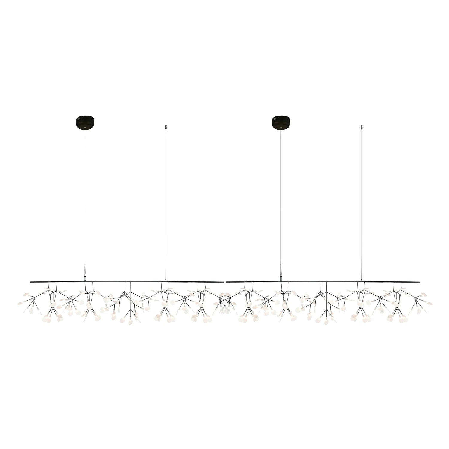 Lustra Lustre LED À Branches Longues Et Linéaires Artistiques