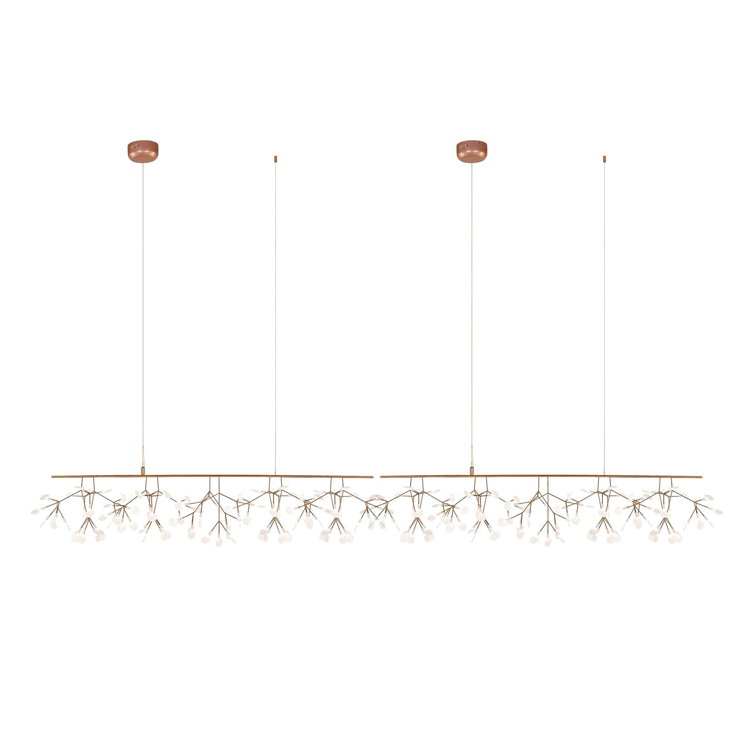 Lustra Lustre LED À Branches Longues Et Linéaires Artistiques
