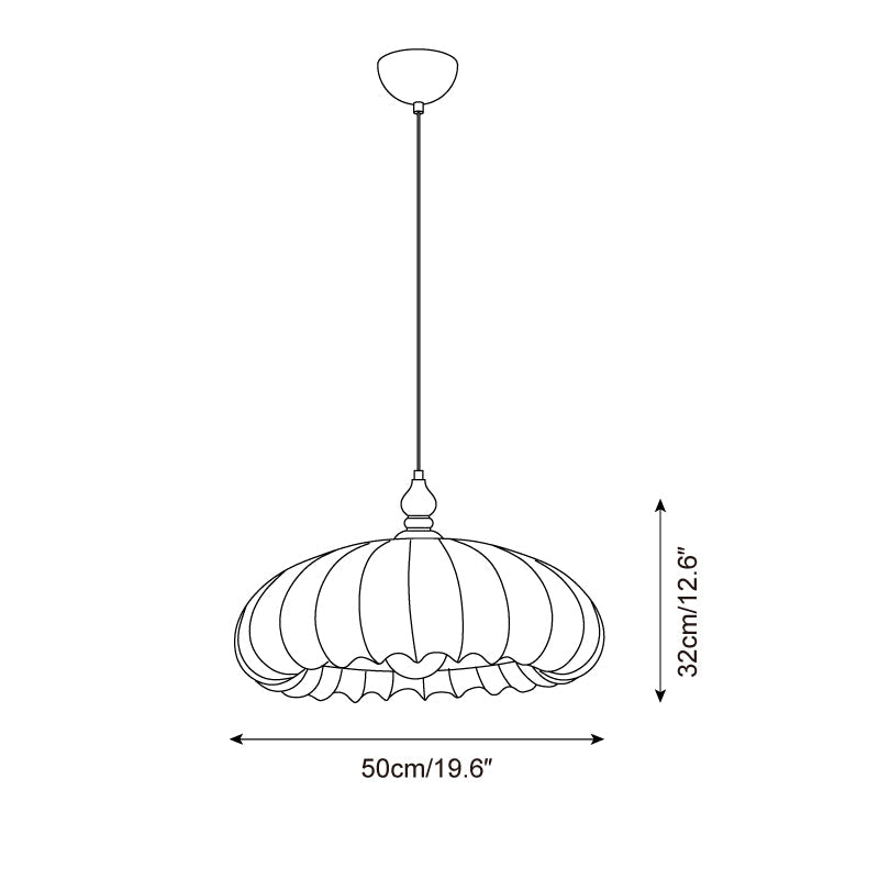 Lotus Suspension en Tissu Beige