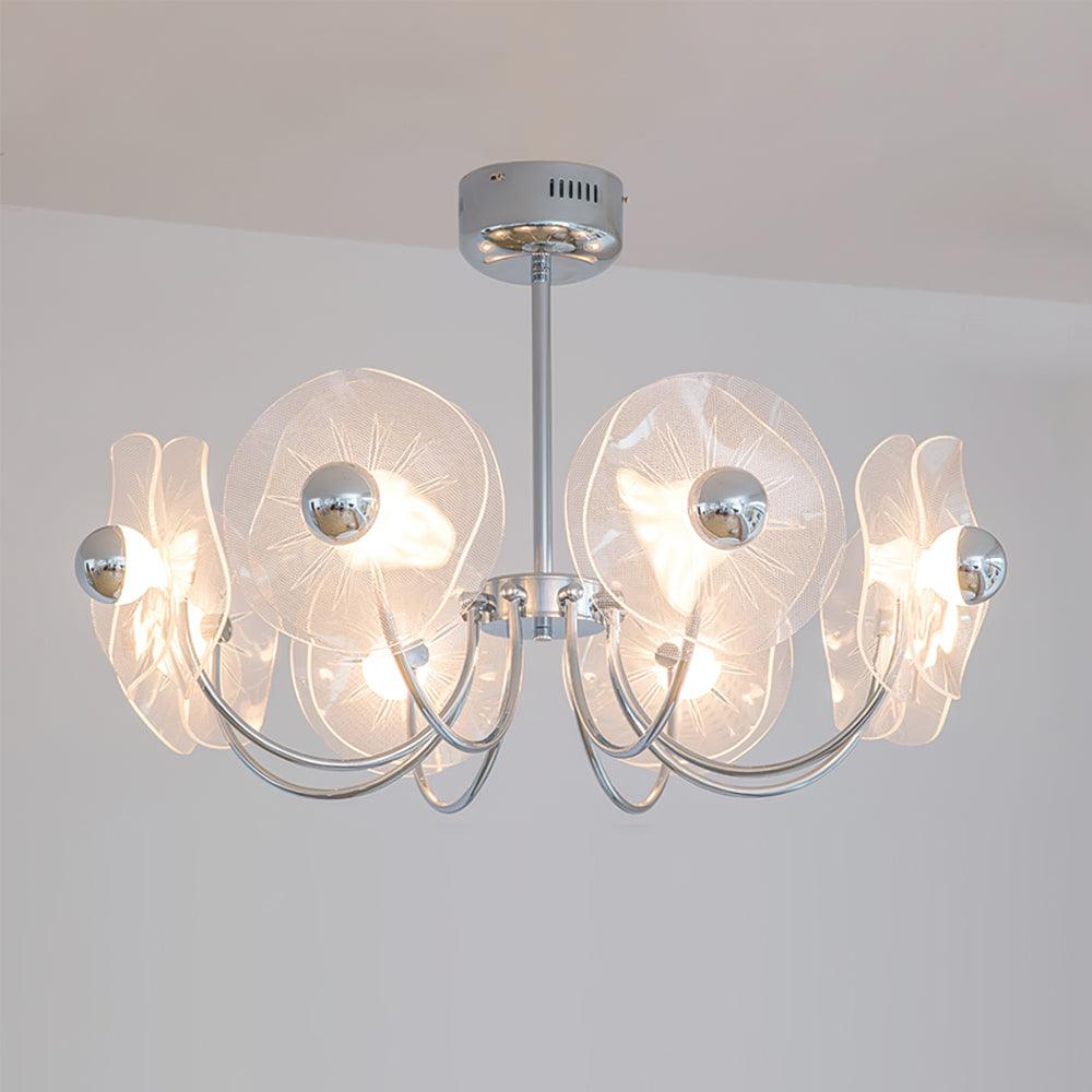 Lotus Lustre Courbe Pétale Bras Moderne Salon