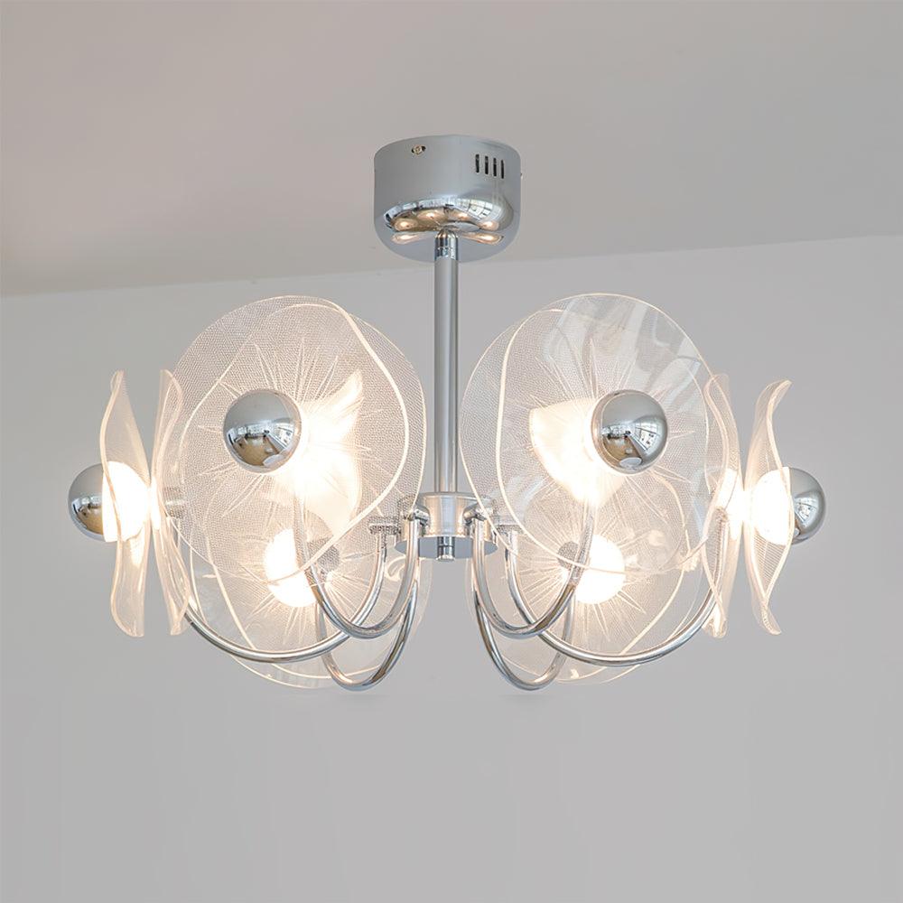 Lotus Lustre Courbe Pétale Bras Moderne Salon