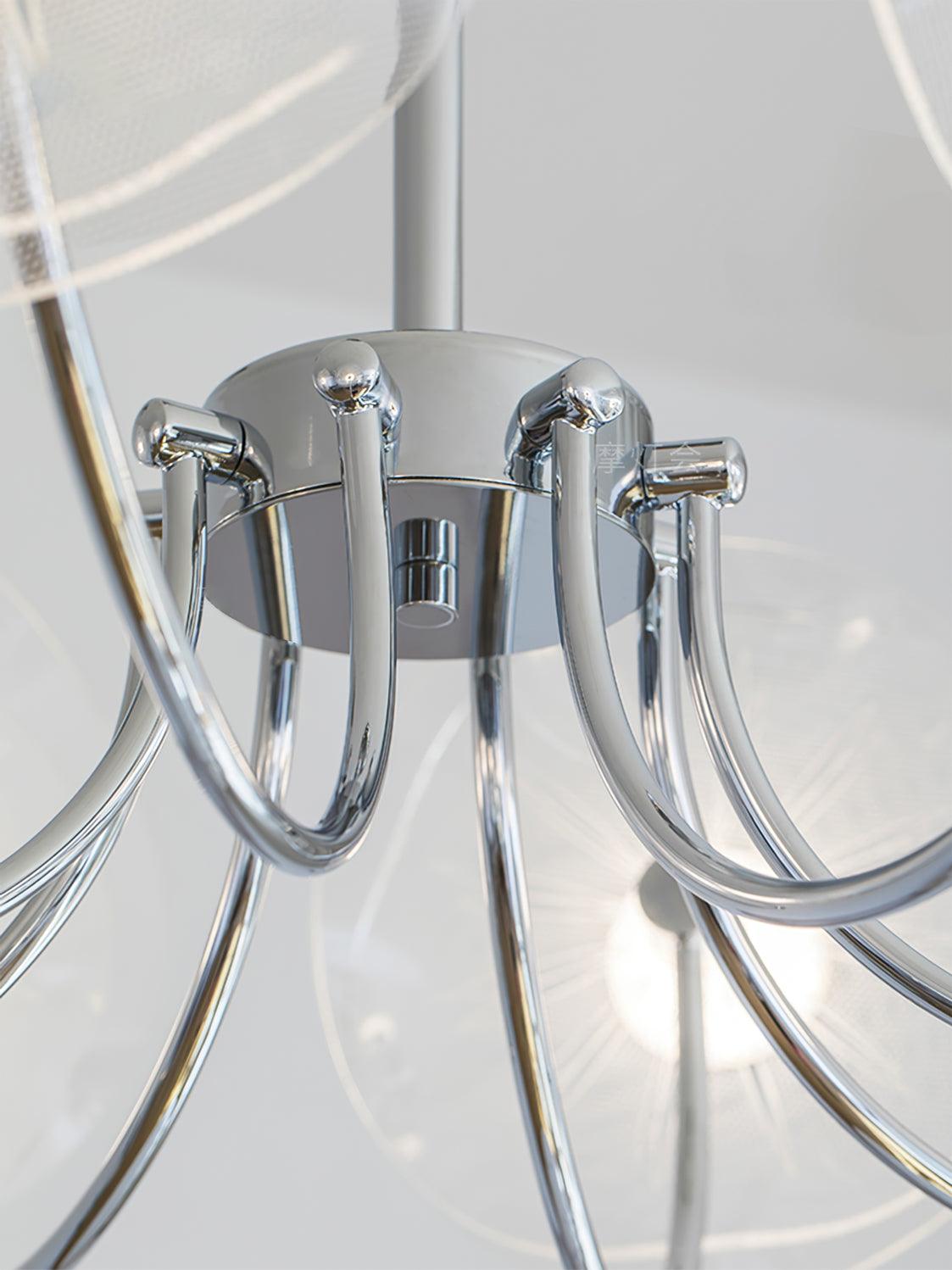 Lotus Lustre Courbe Pétale Bras Moderne Salon
