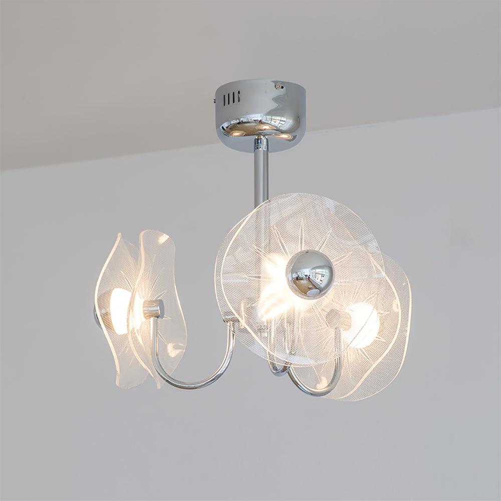 Lotus Lustre Courbe Pétale Bras Moderne Salon