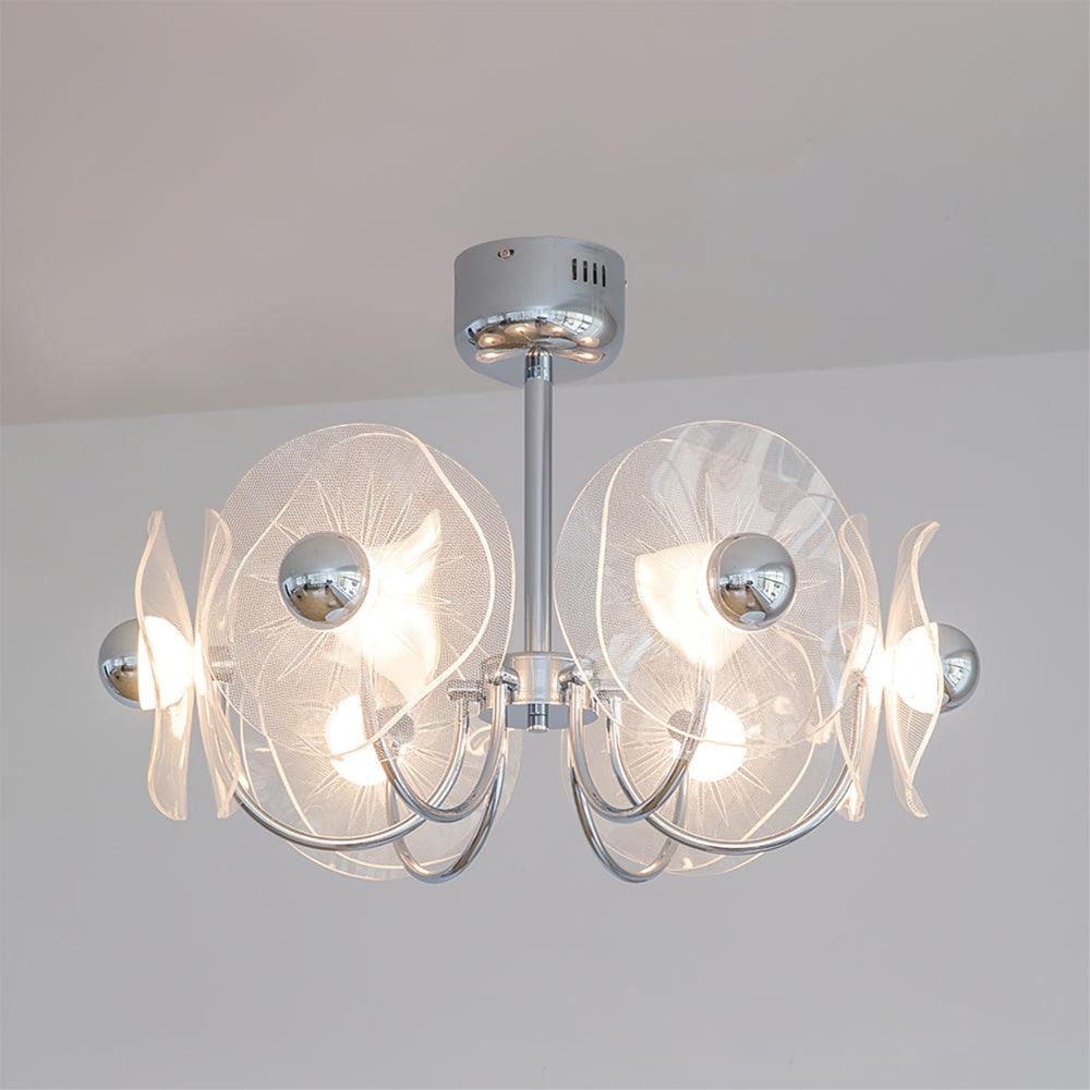 Lotus Lustre Courbe Pétale Bras Moderne Salon