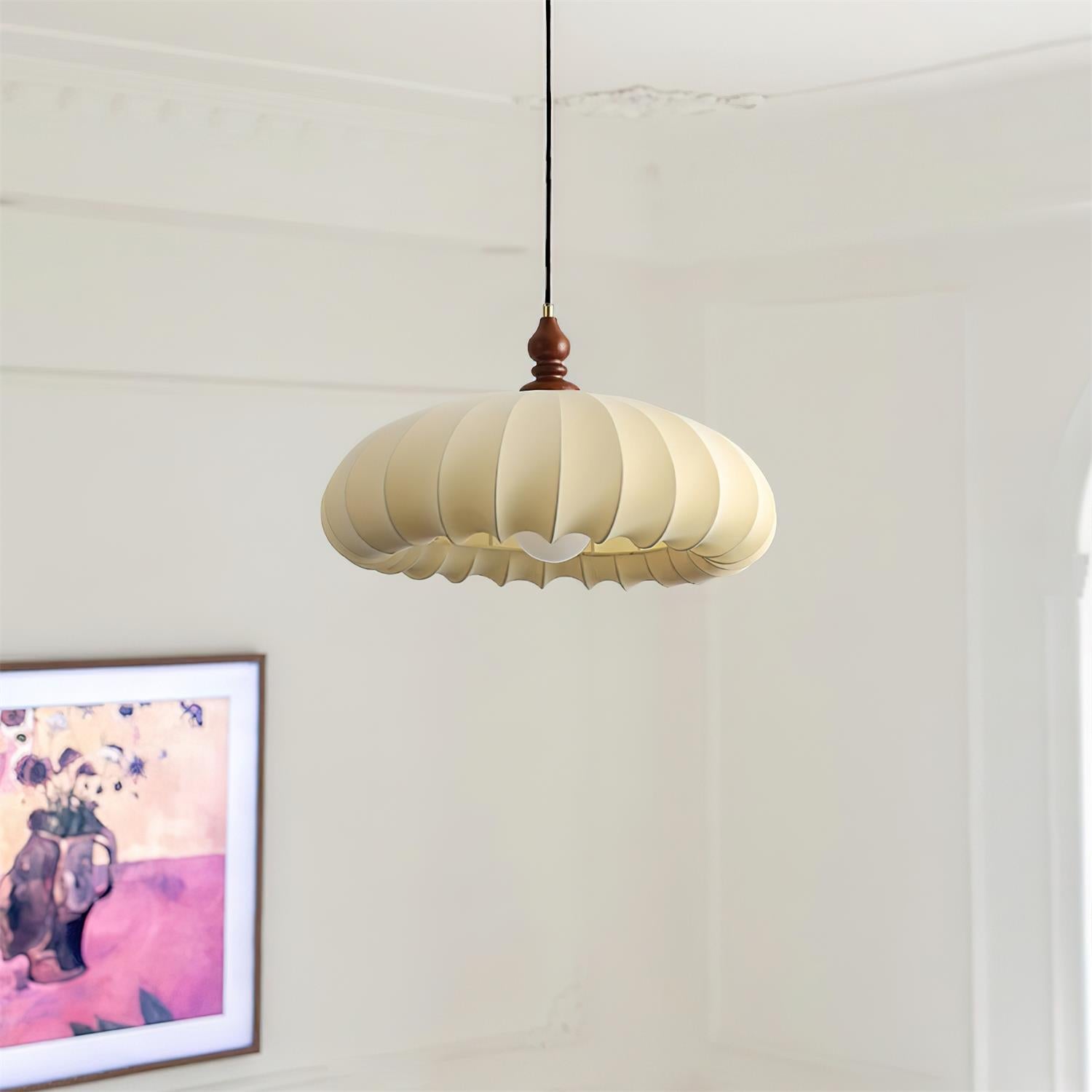 Lotus Suspension en Tissu Beige