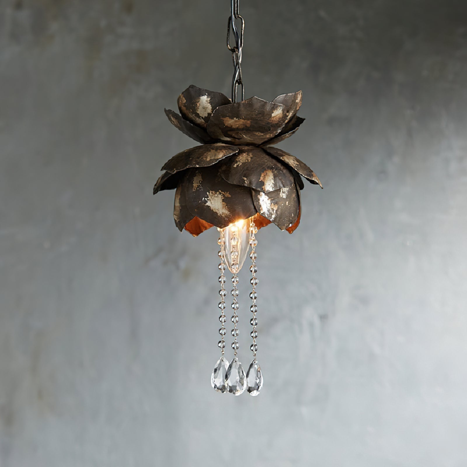 Evareth Lampe Suspendue En Cristal à Créativité Individuelle