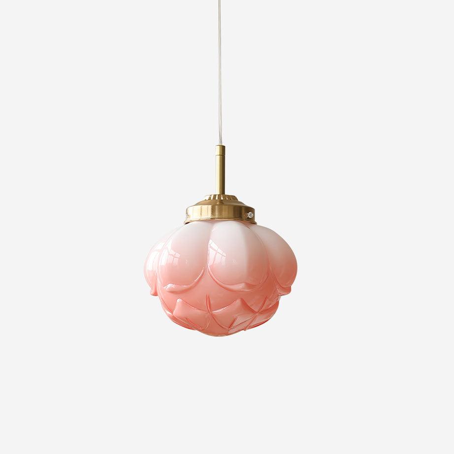 Blaze Suspension Abat-jour Fleur en Verre