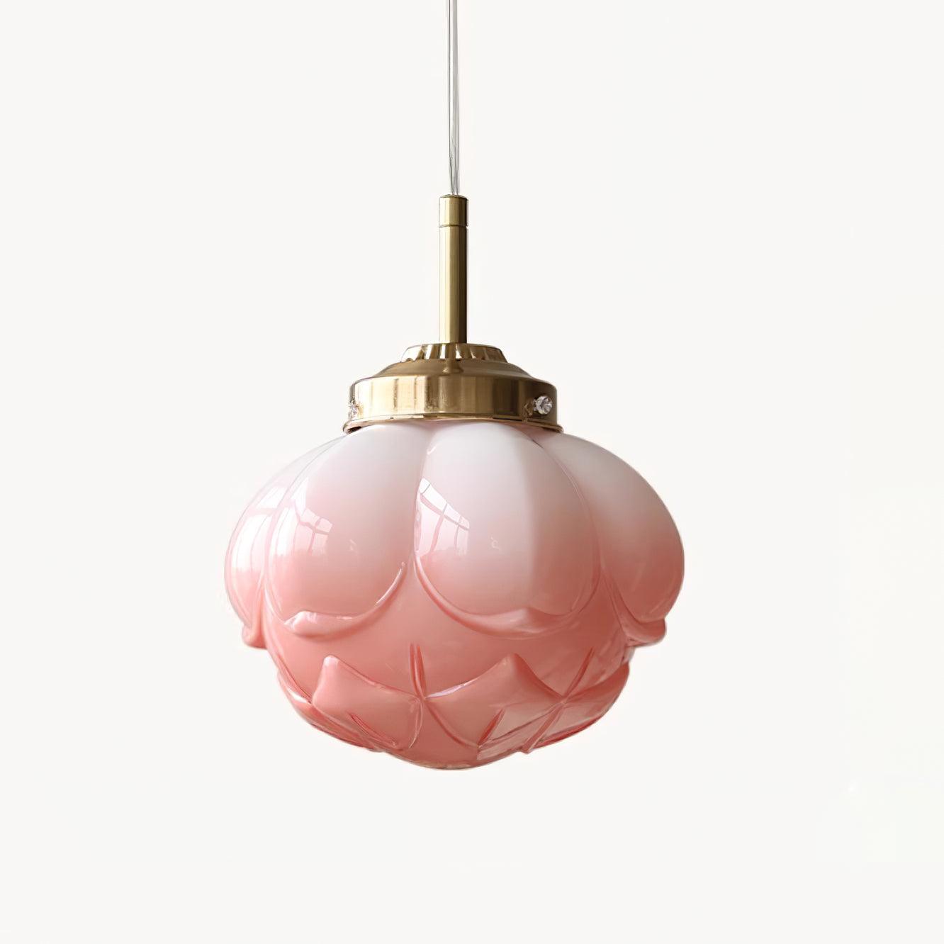 Blaze Suspension Abat-jour Fleur en Verre