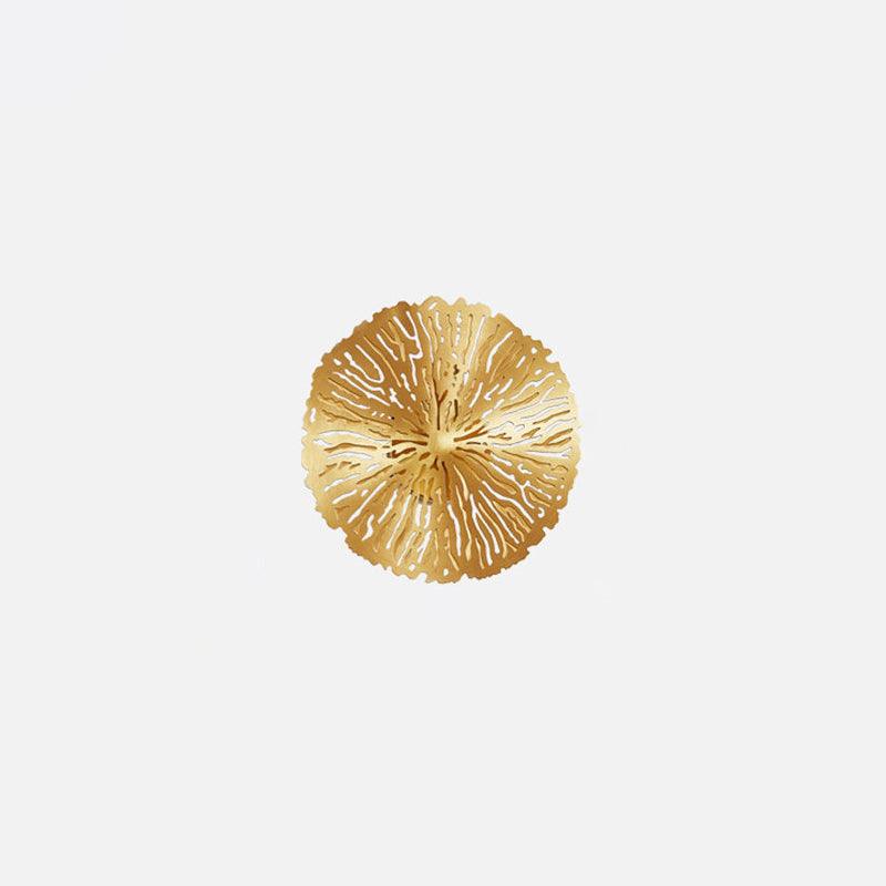 Lustra Applique Murale Feuille De Lotus En Laiton