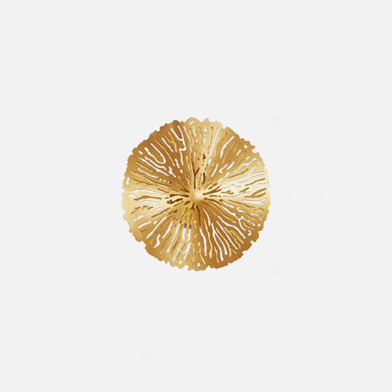 Lustra Applique Murale Feuille De Lotus En Laiton