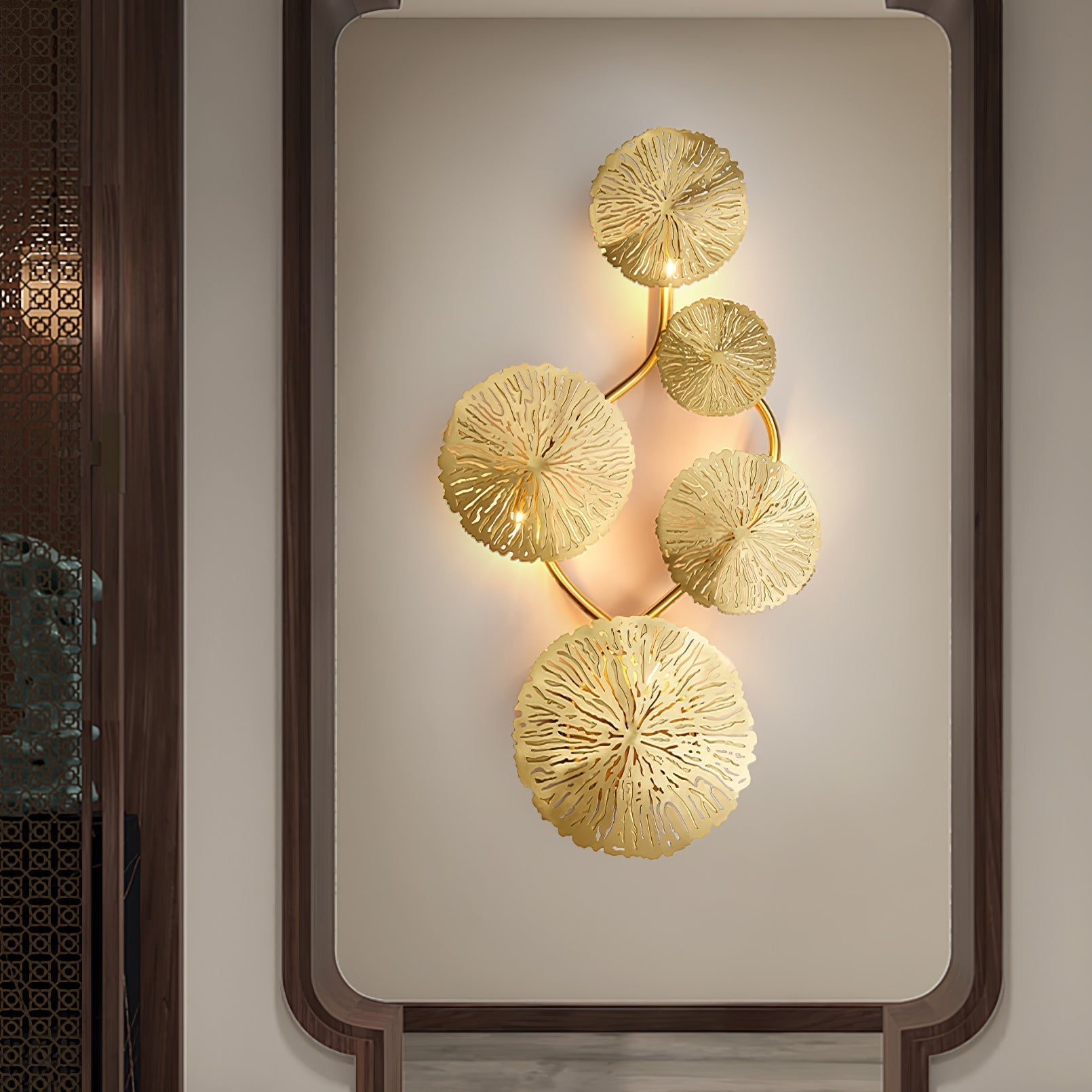 Veya Applique Murale Feuille de Lotus