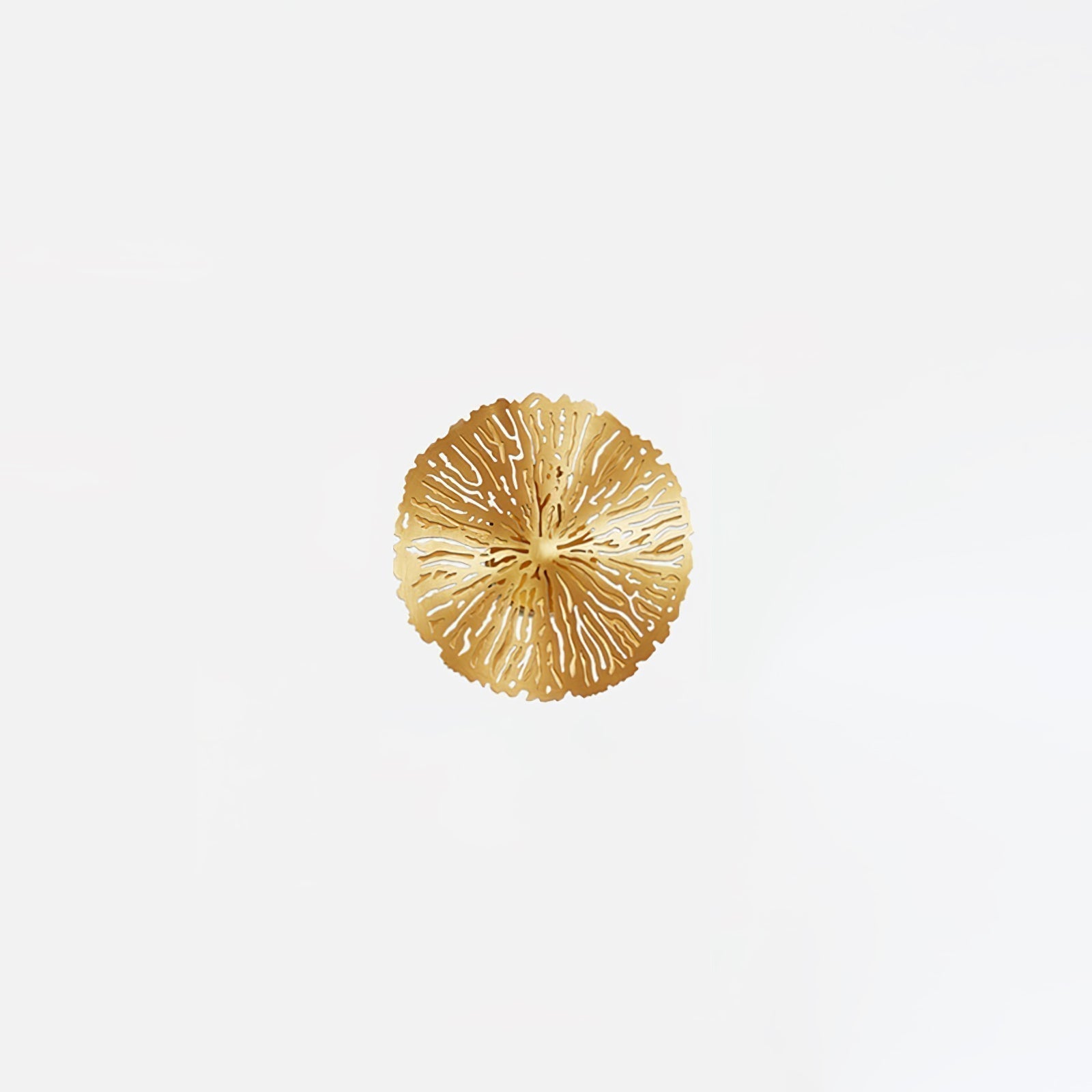 Lustra Applique Murale Feuille De Lotus En Laiton
