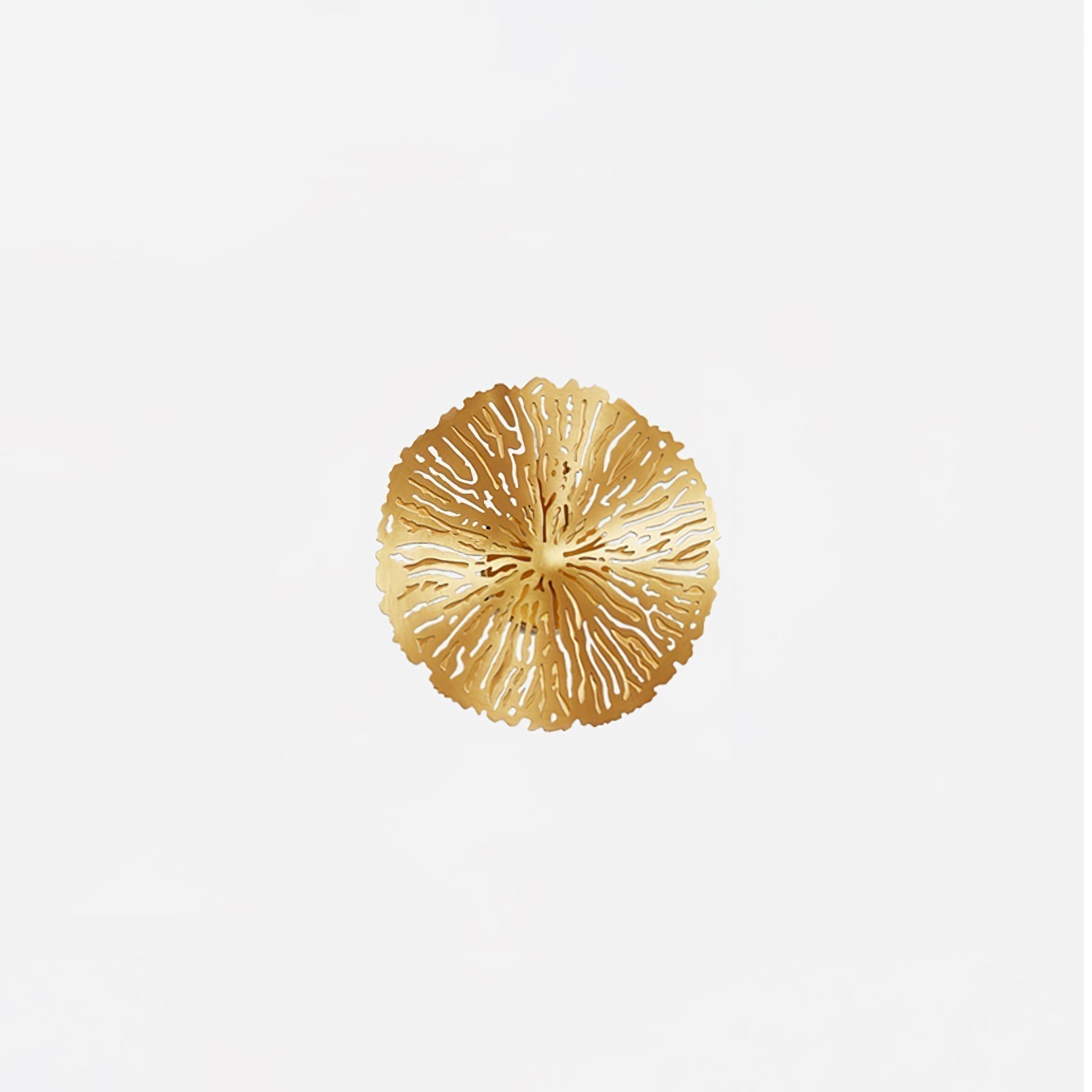 Lustra Applique Murale Feuille De Lotus En Laiton
