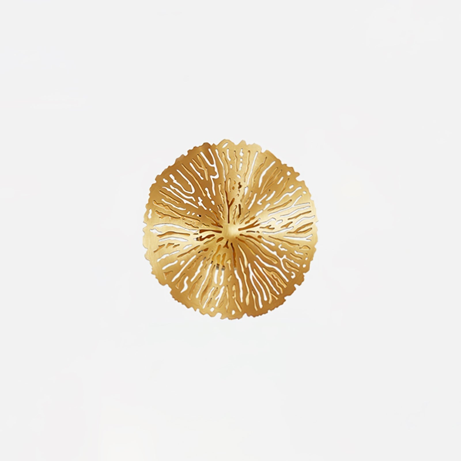 Lustra Applique Murale Feuille De Lotus En Laiton