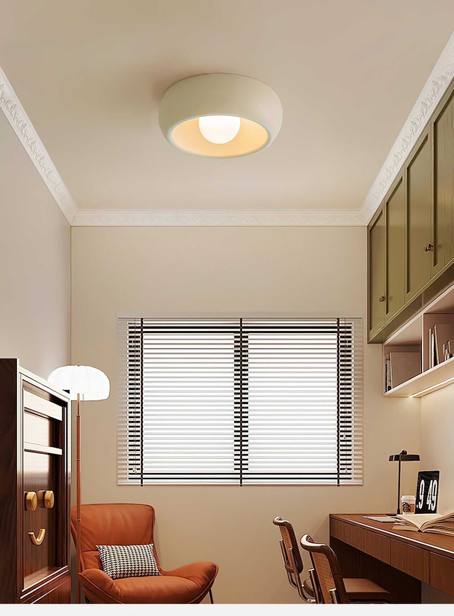 Louis Moderne Minimaliste Ronde Verre Plafonnier
