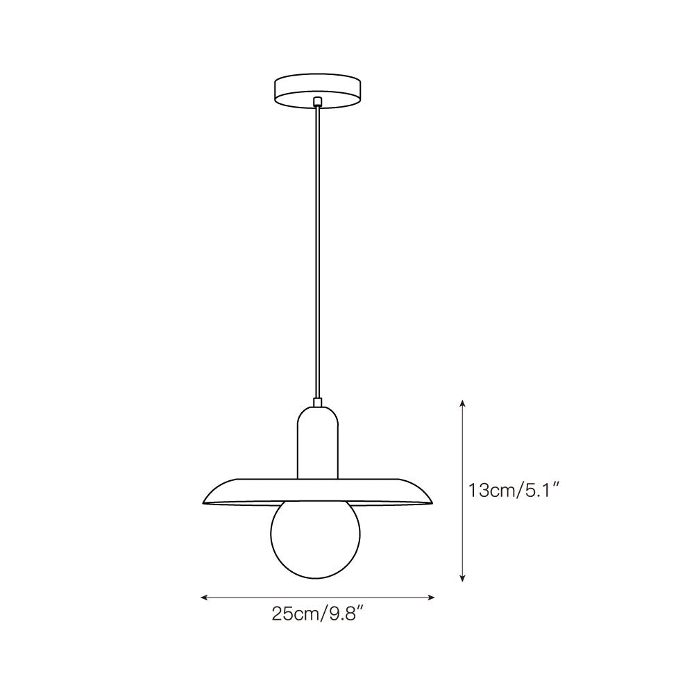 Ulcaran Lampe à Suspension Moderne Minimaliste En Métal Et Marbre