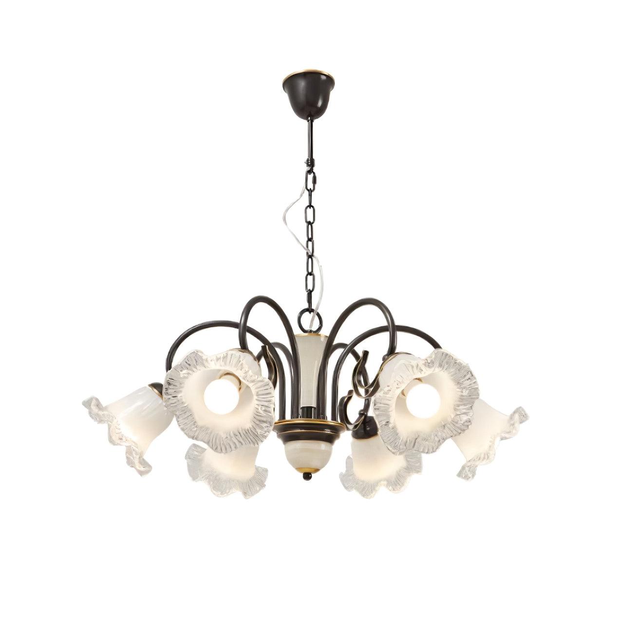 Umiron Lustre Fer Verre Gothique