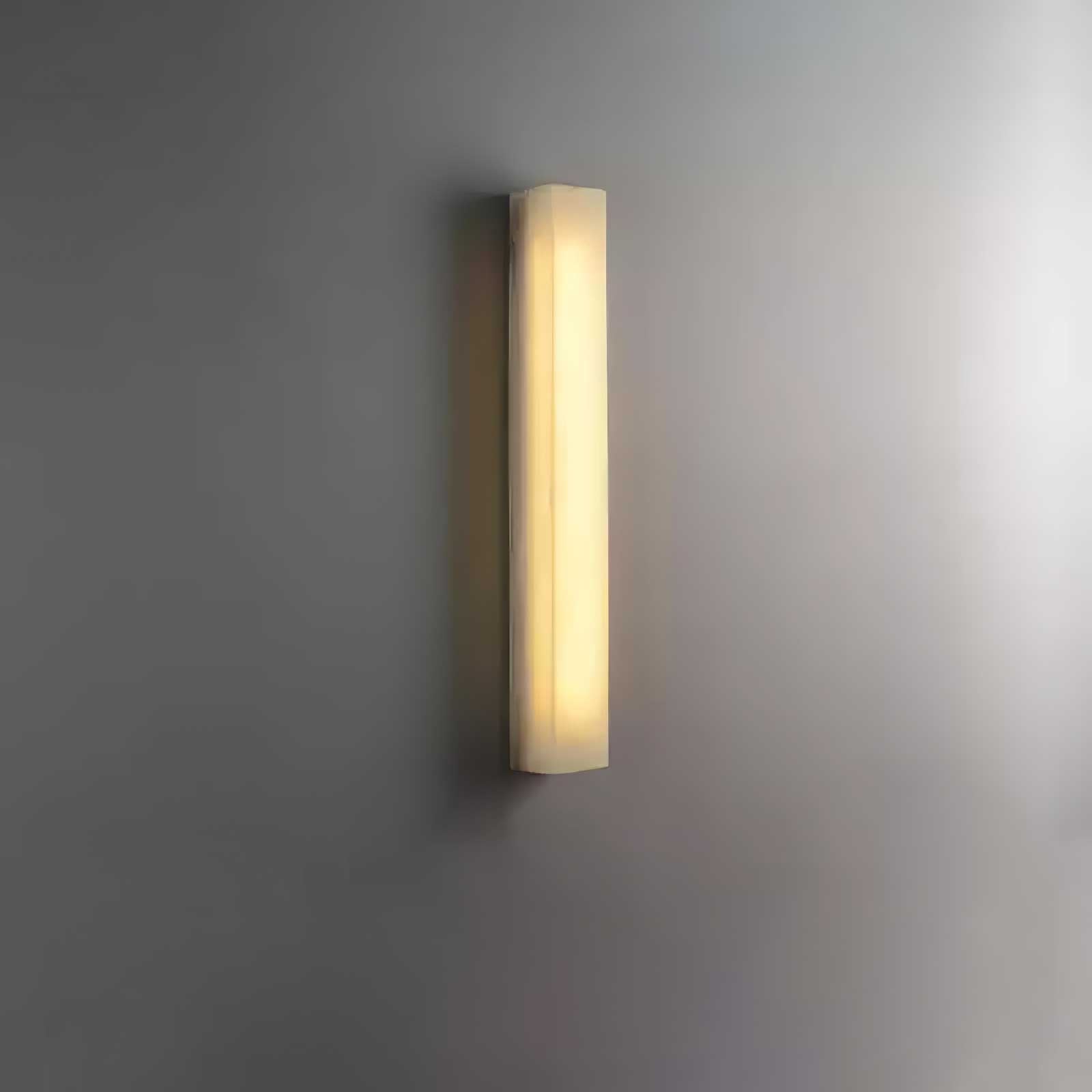 Irina Cylindrique Albâtre Luminaire Mural