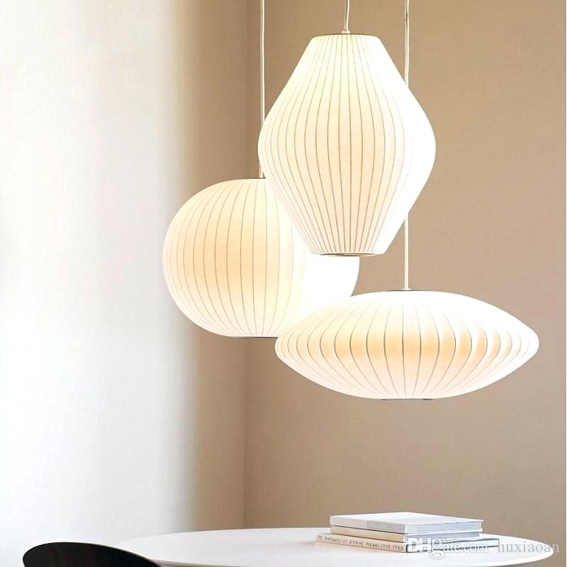 Etrio Suspension Vintage. Métal/Tissu. Blanc. Bar
