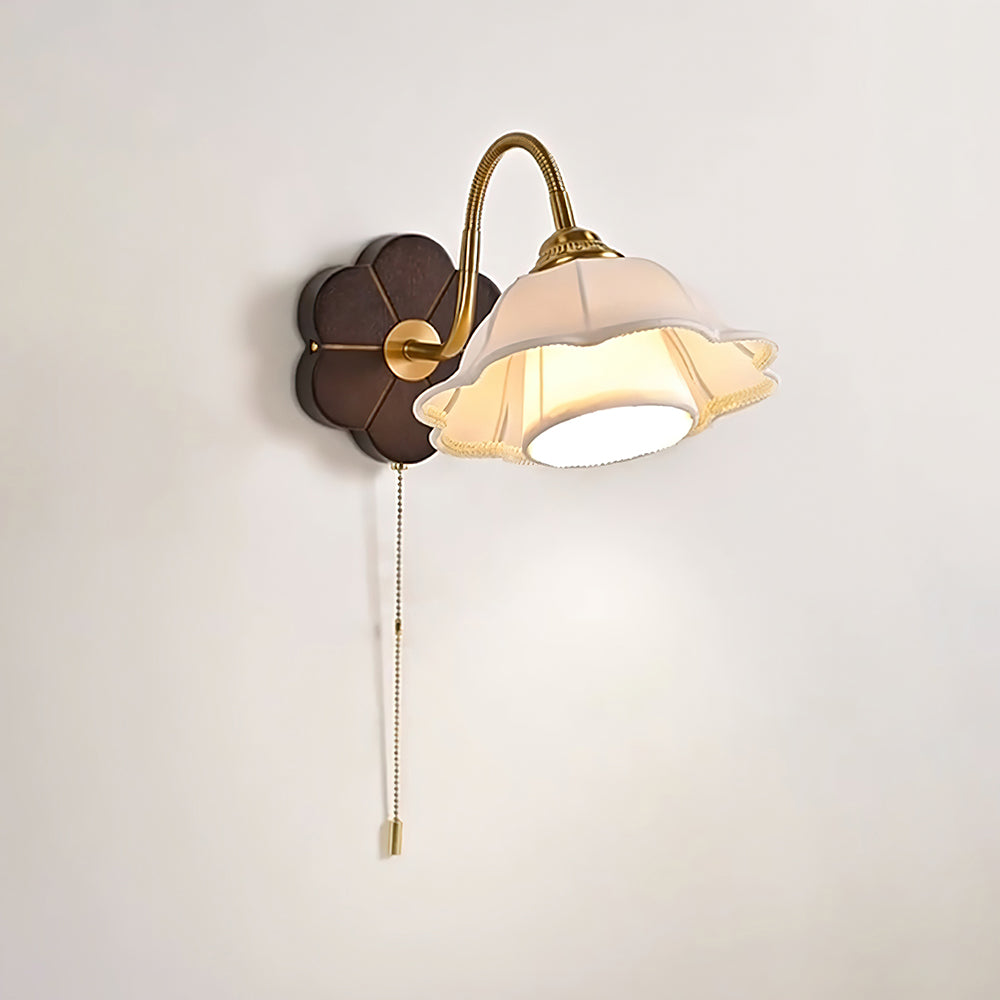 Maribel Applique Murale Fleur Vintage