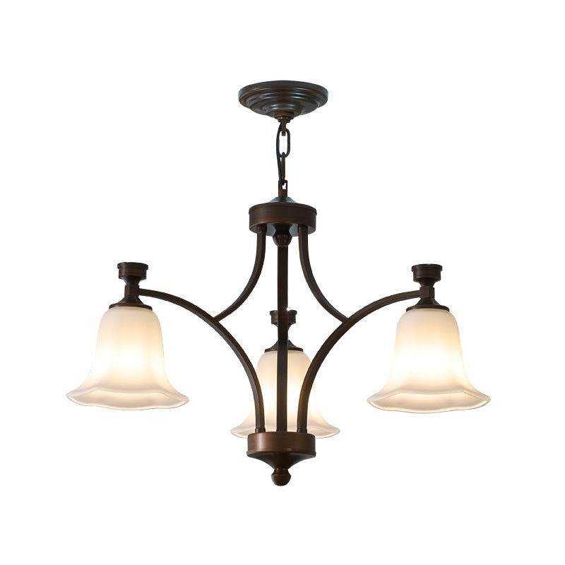 Viloros Lustre Verre Cloche Premium Traditionnel