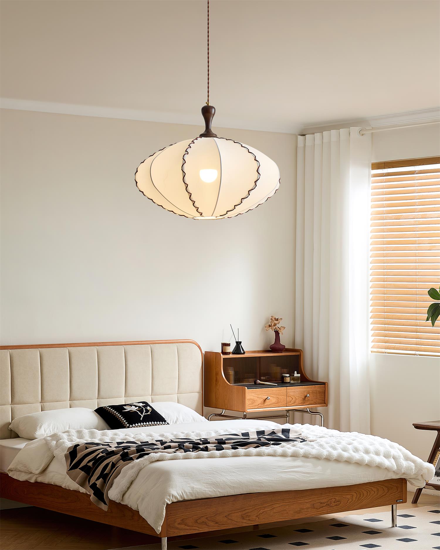 Lucian Suspension Vintage en Tissu