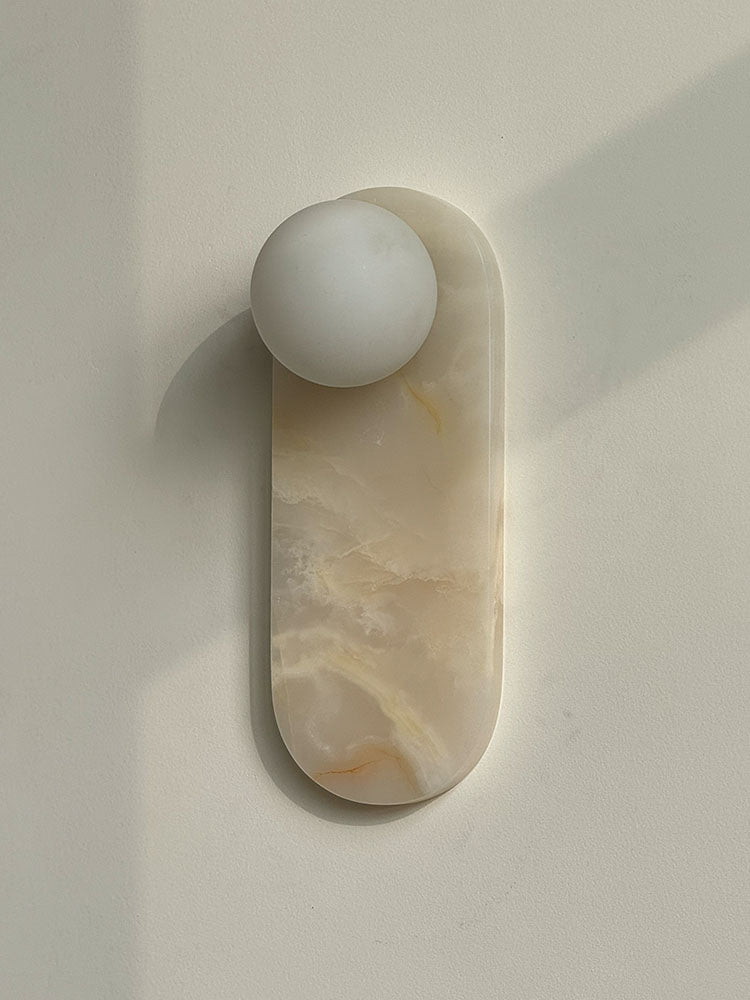 Comarion Applique Murale Marbre Blanc Jade Art Nordic Premium