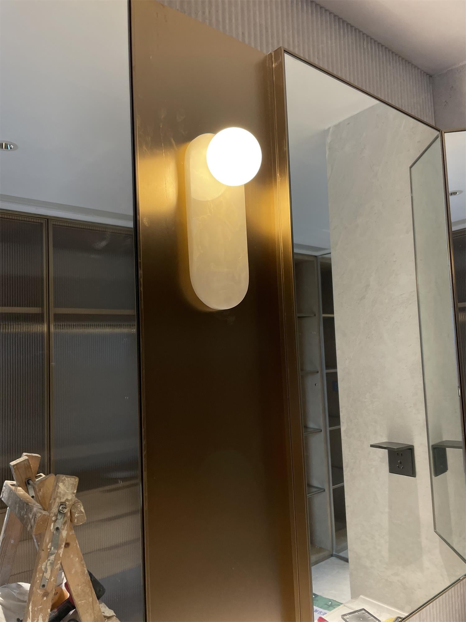Syraeia Applique Murale Marbre Jade Minimaliste Moderne