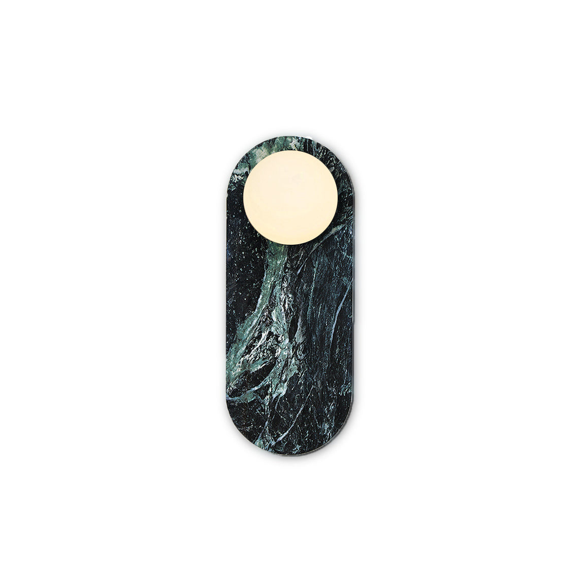 Lucie Applique Murale Ovale Marbre Verre Nordic Premium