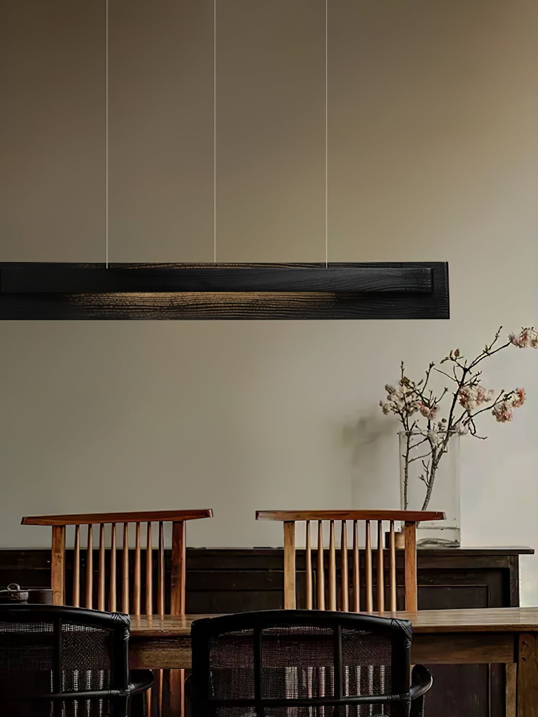 Zaraeyra Suspension en Bois Minimaliste