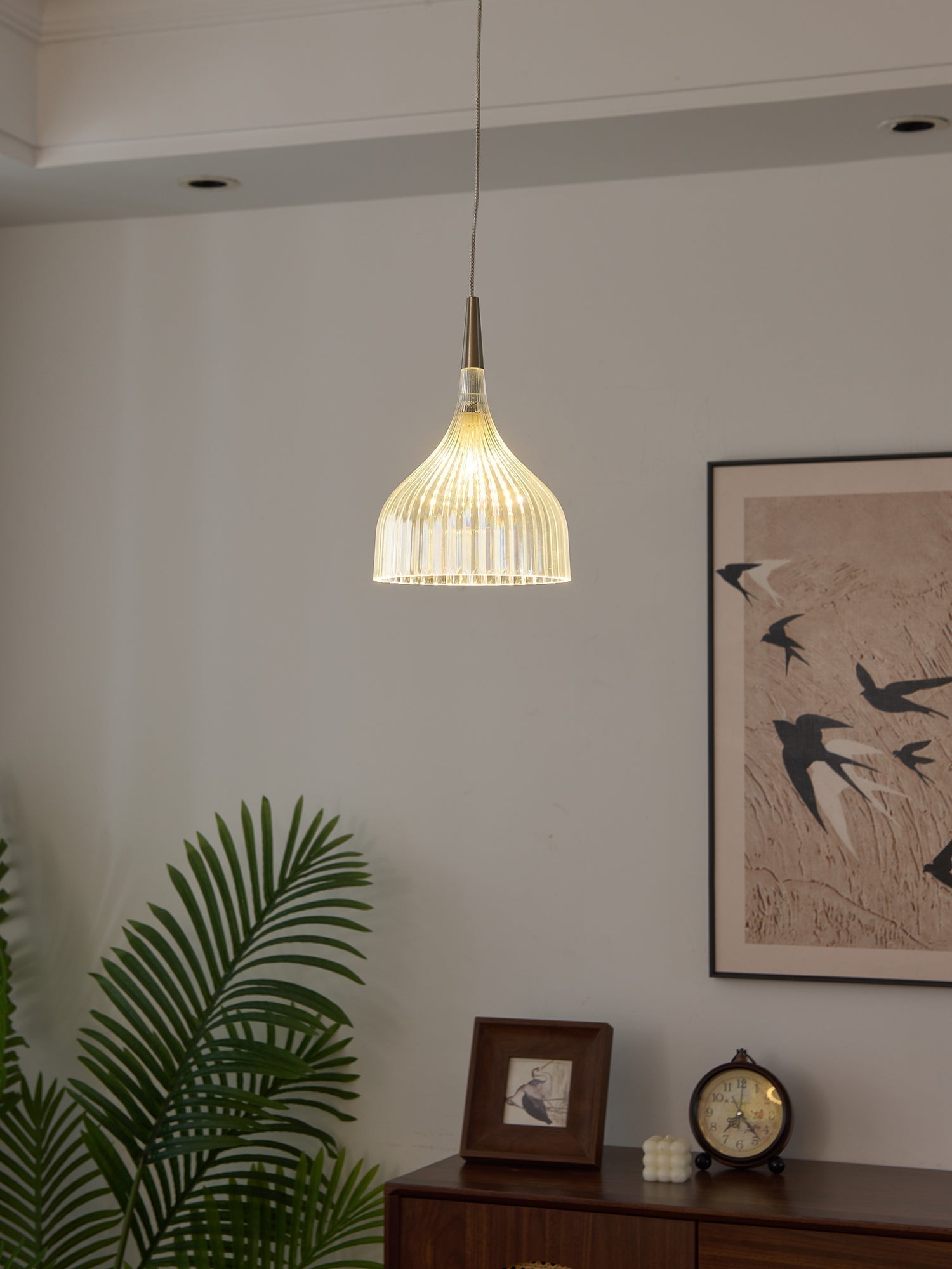 Fiore Suspension Métal Élégante