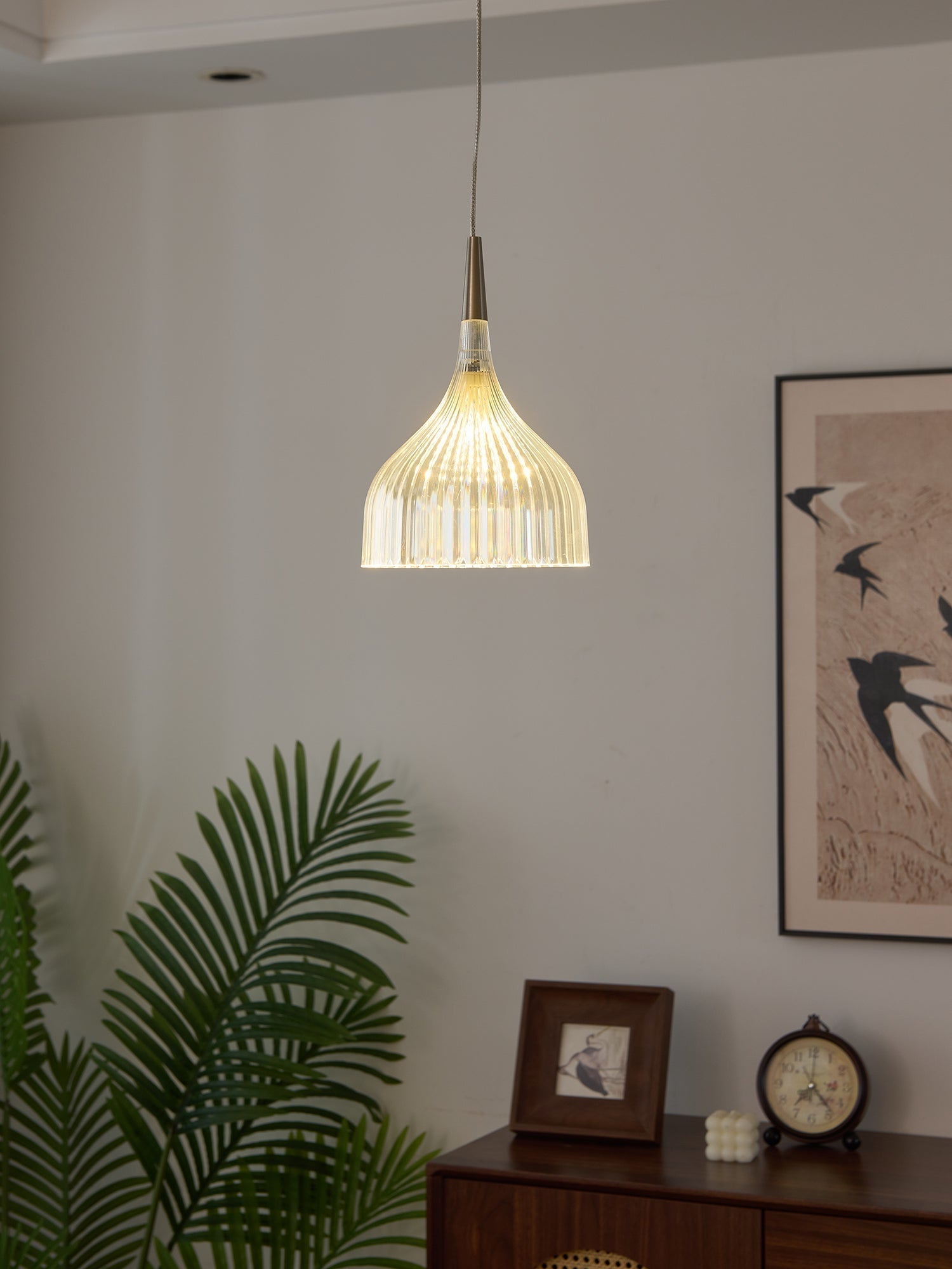 Fiore Suspension Métal Élégante