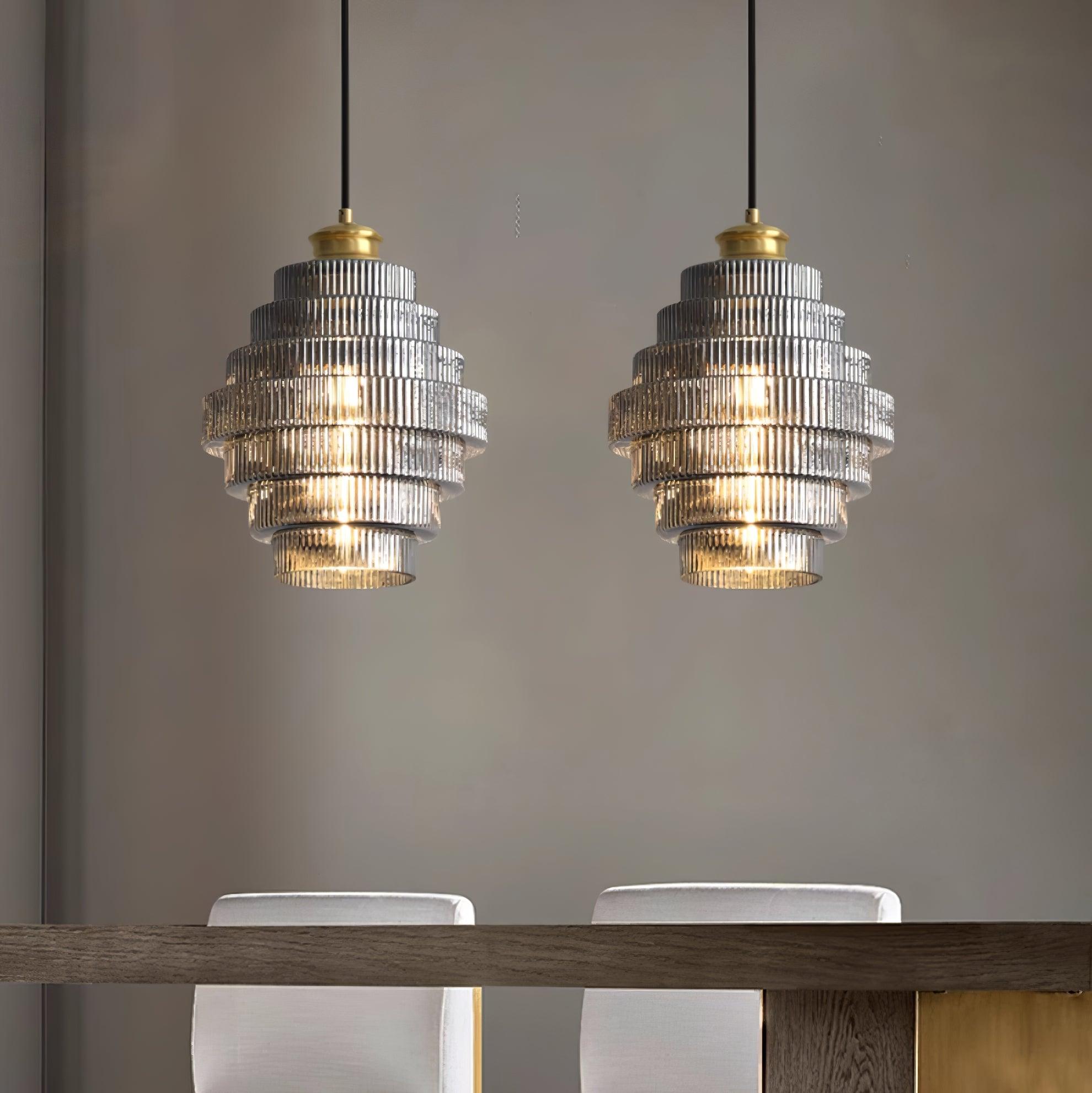 Amara Suspension en Verre Minimaliste