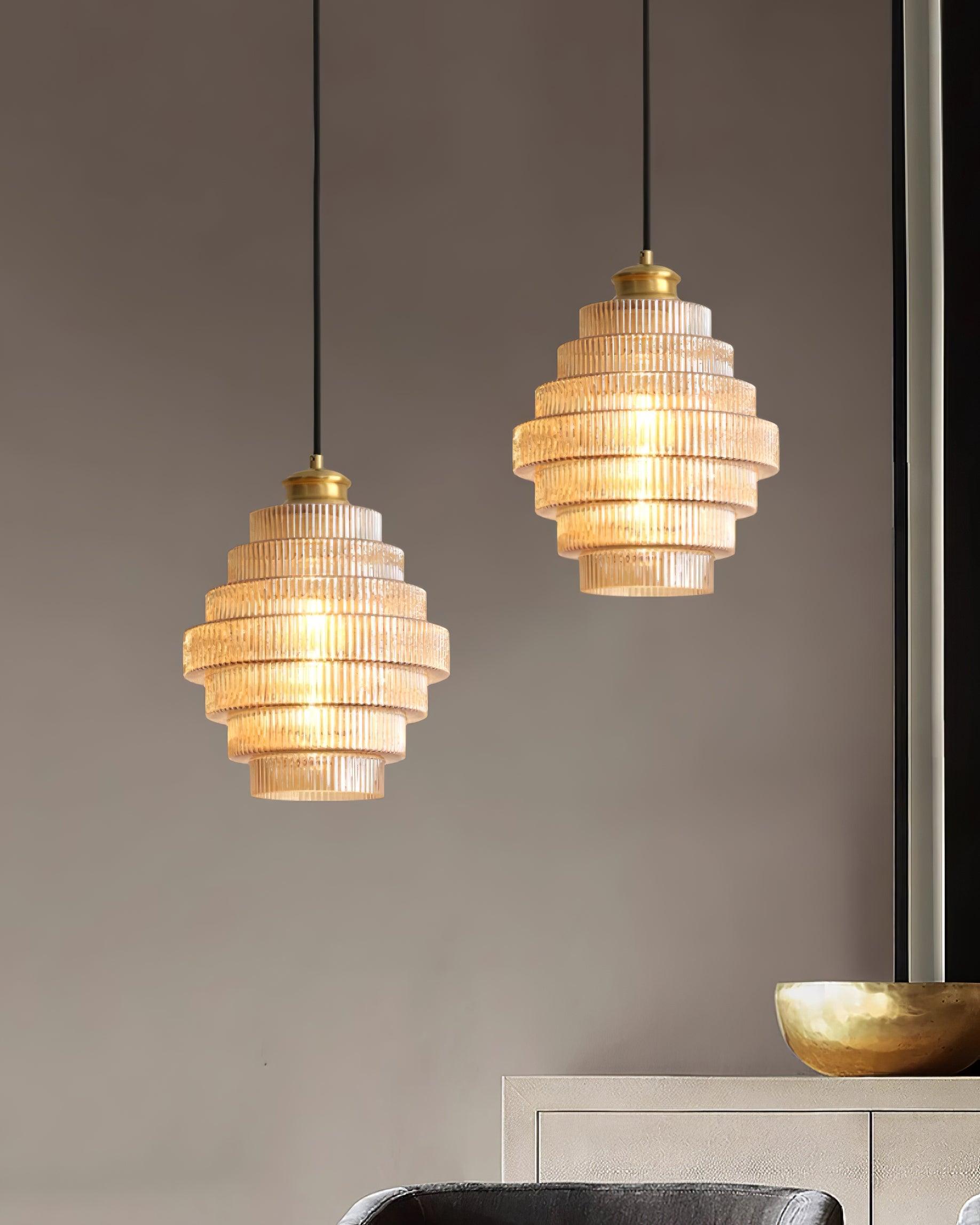 Amara Suspension en Verre Minimaliste